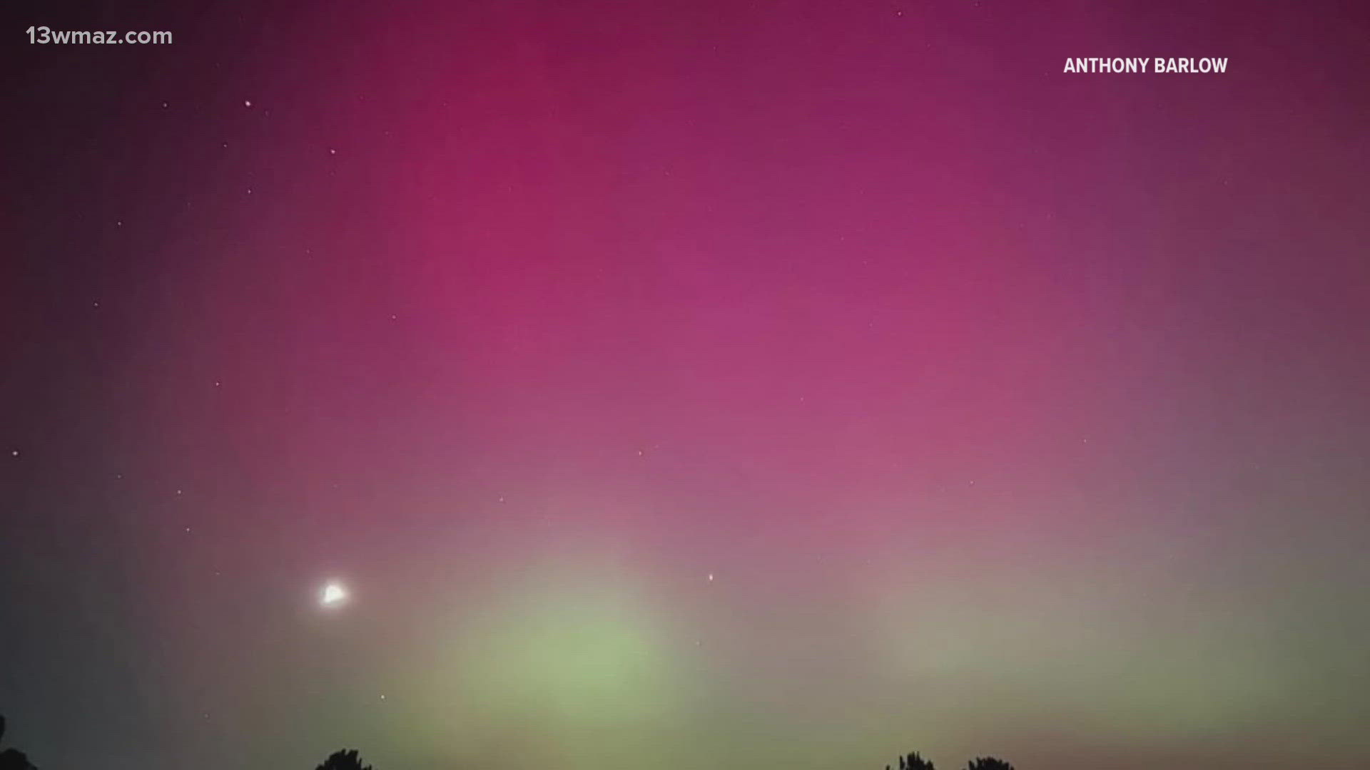 Take a look at the magical phenomena as it graced the skies of Central Georgia