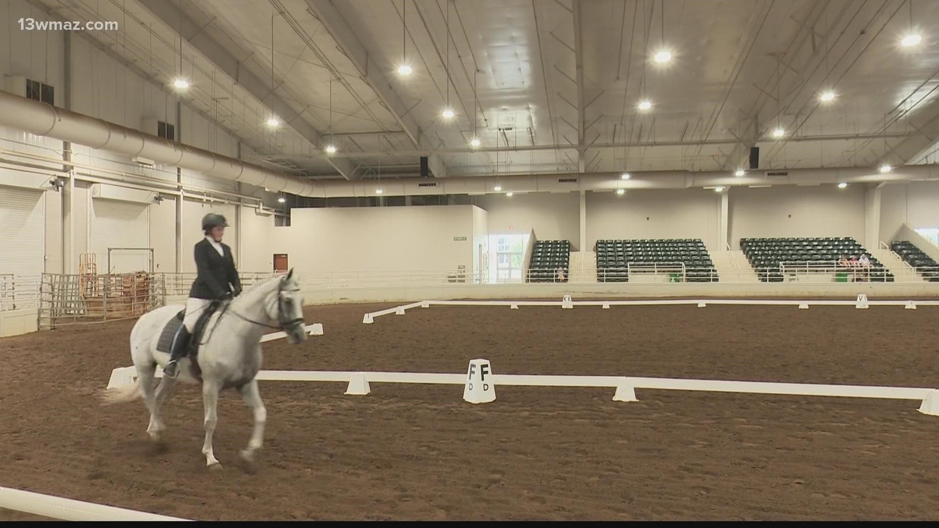 Riders and conductors celebrated the 50th anniversary of the show, and watched events like barrel racing, roping, and Dressage.