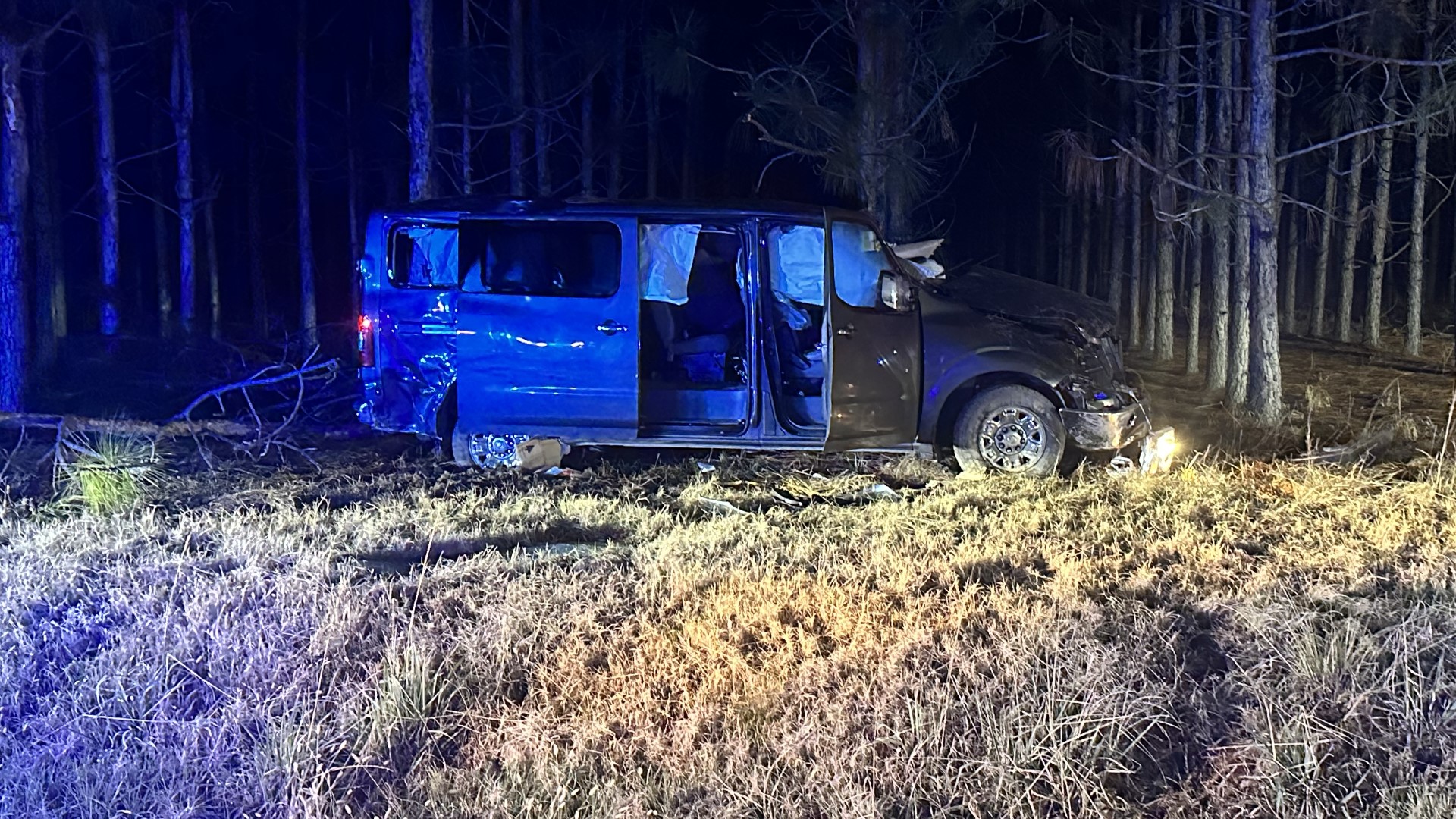 The Laurens County Sheriff's office says they used the PIT maneuver to stop a 15-year-old suspect driving a stolen van