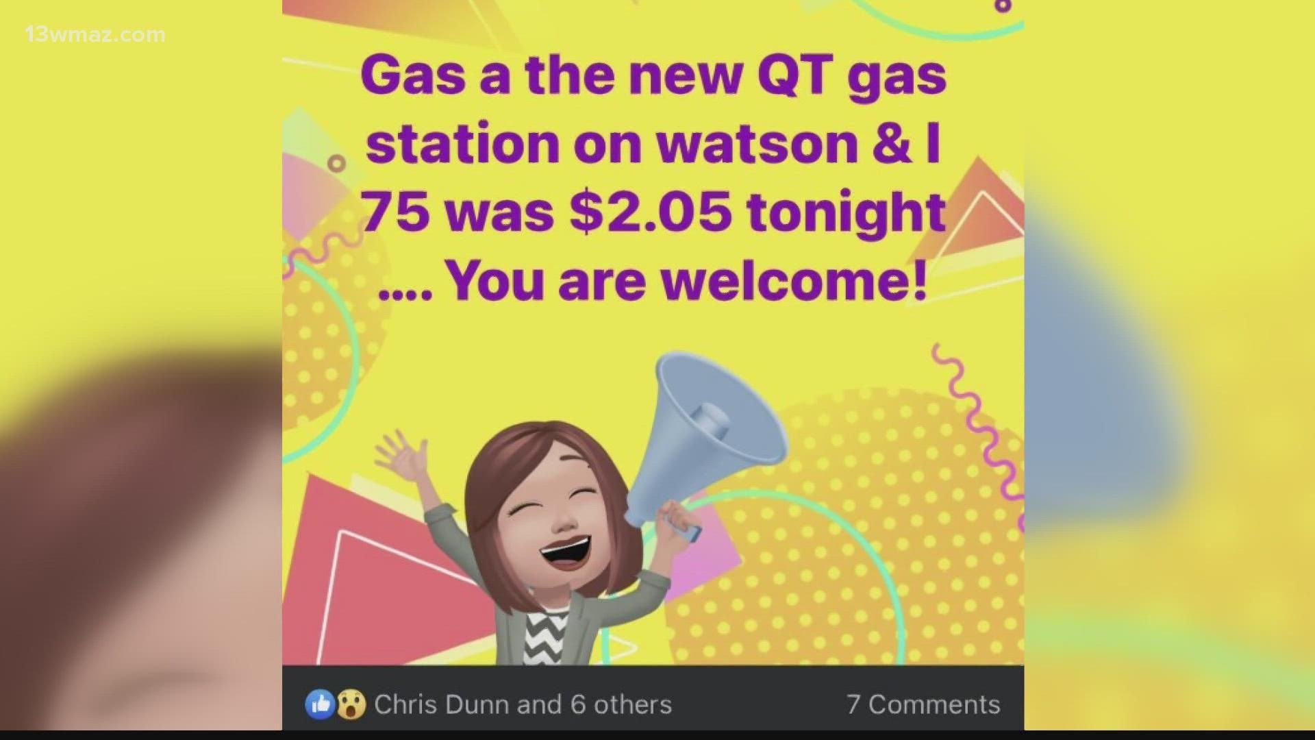Prices at these stations dropped under $2 per gallon!