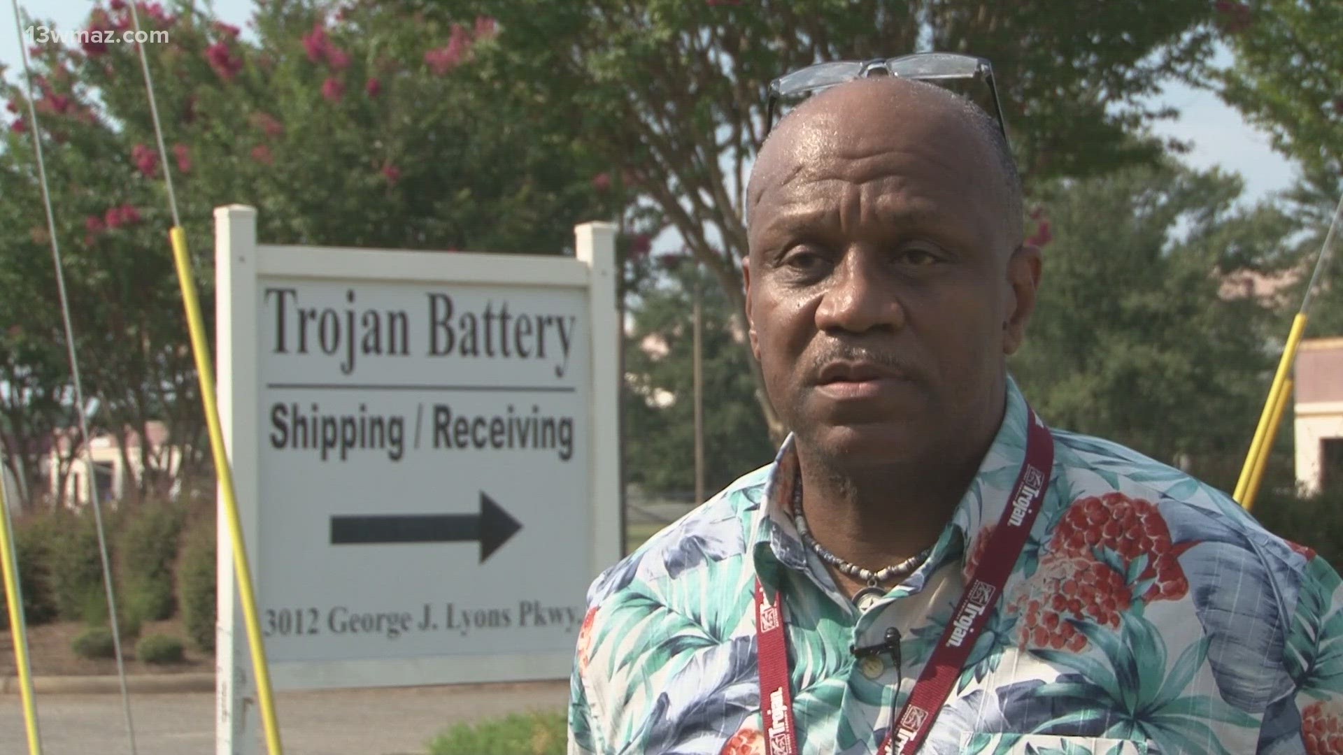 More than 100 people are out of a job in Sandersville. Trojan Battery announced the temporary job cuts this week.