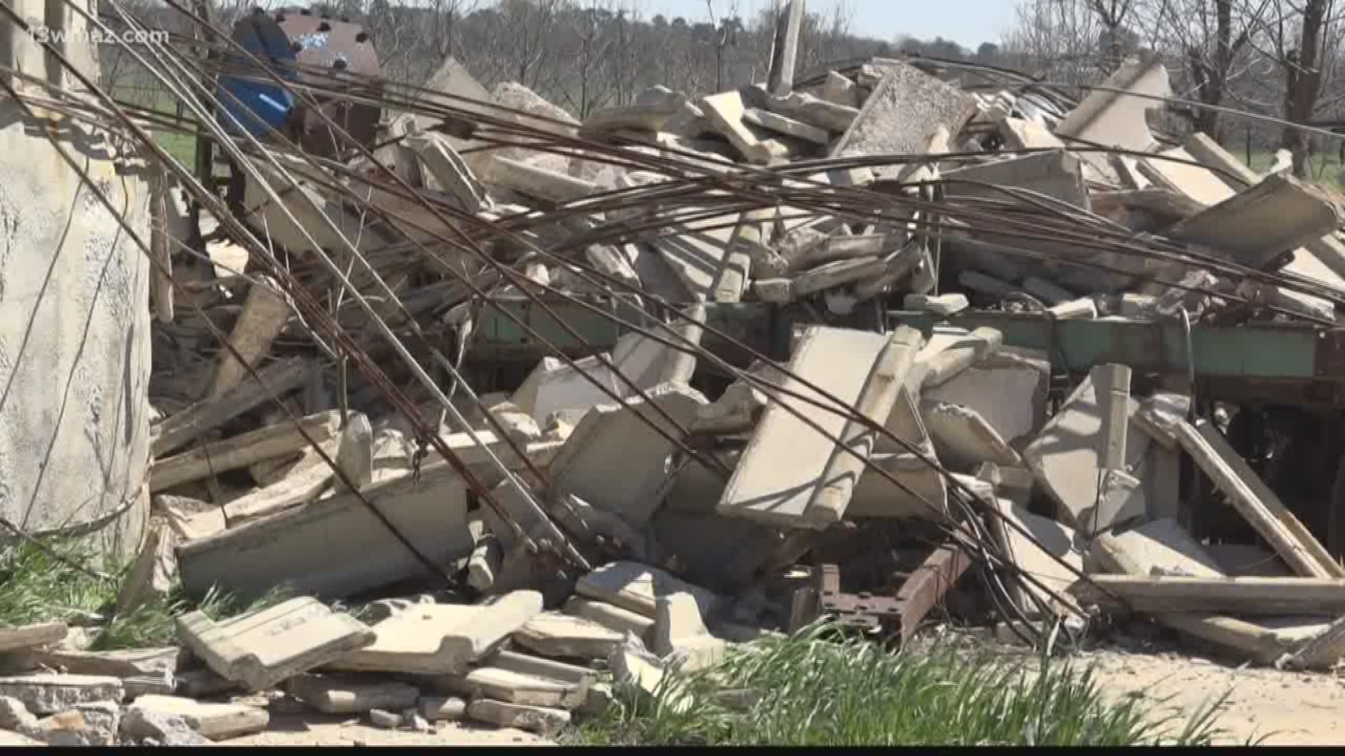 Three days after tornadoes swept through Peach County, public works crews are still cleaning up, and there was one Peach County High School teacher that had her home destroyed.