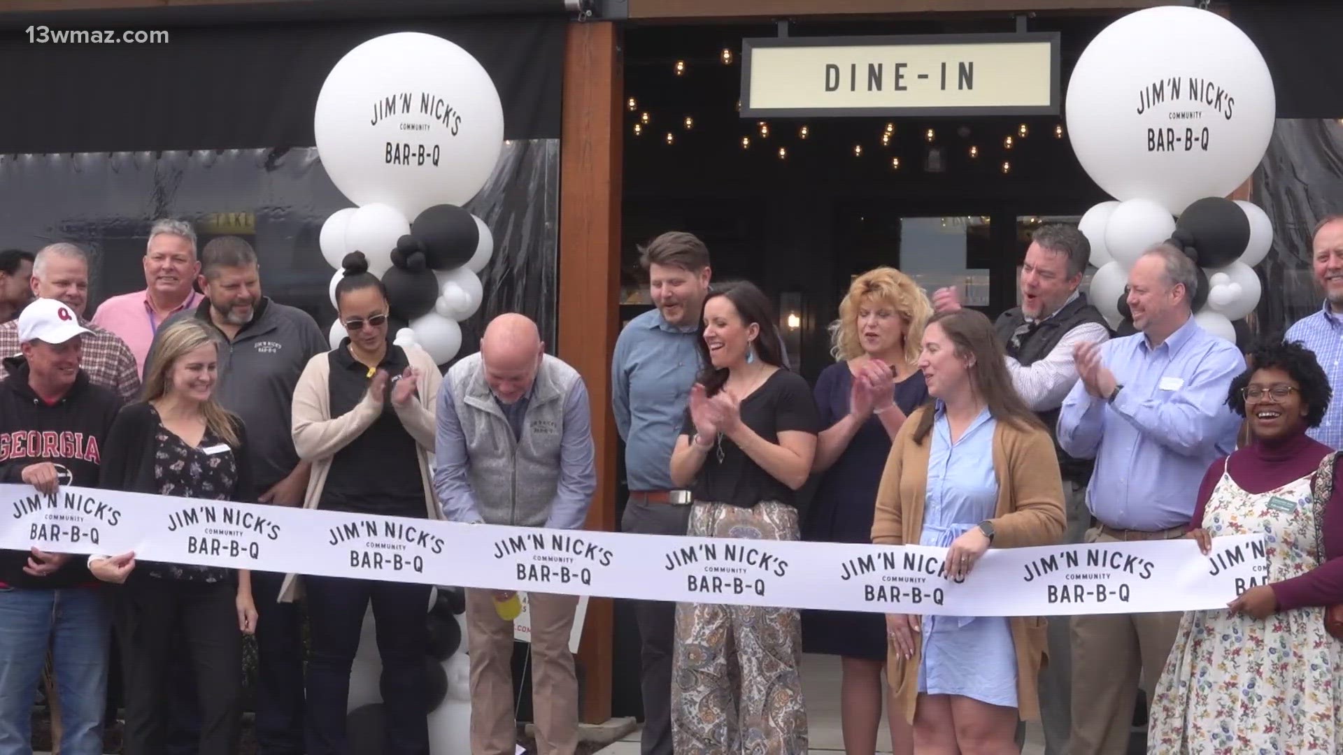 After the festivities commenced, a line stretched behind the building as folks waited to try some delicious dishes.