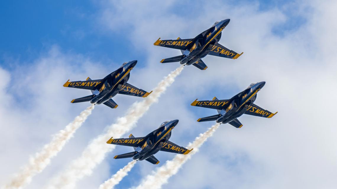 Blue Angels, the navy 'aerobatic' fighter pilot team, set to perform in Central Georgia. Here's when