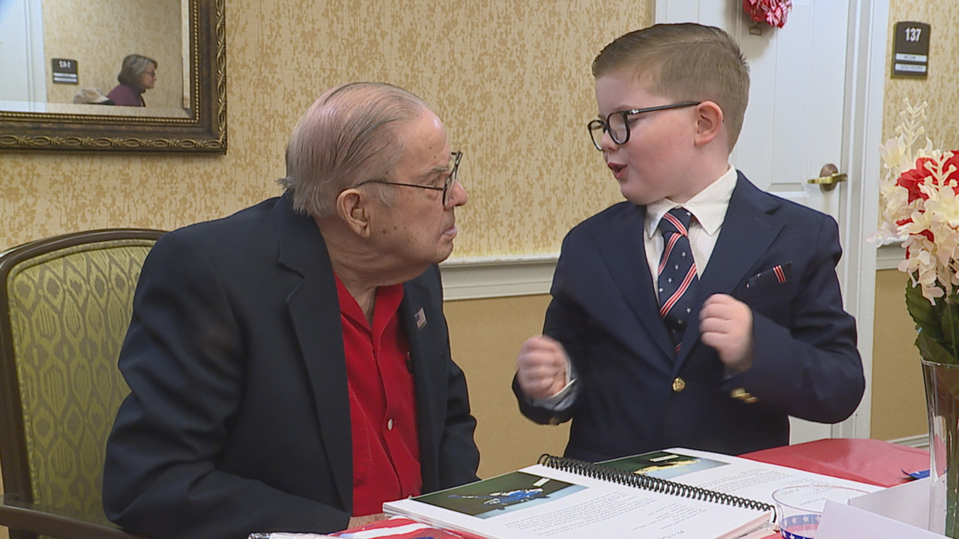 An unlikely friendship between a first grader and a World War II veteran has a York County retirement center rallying together on Veterans Day.