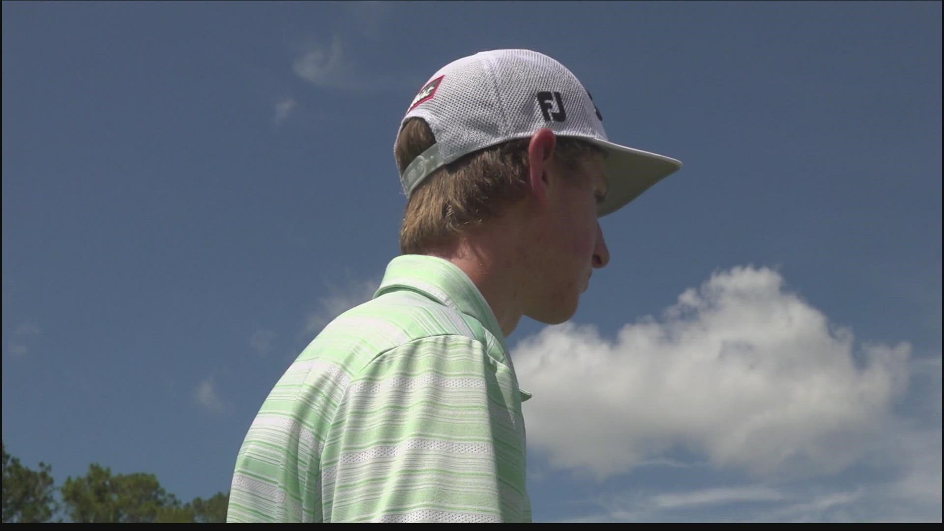 Luke Balaskiewicz shot a 61 at a Notah Begay Junior Golf Championship qualifier shattering the UGA golf course record.