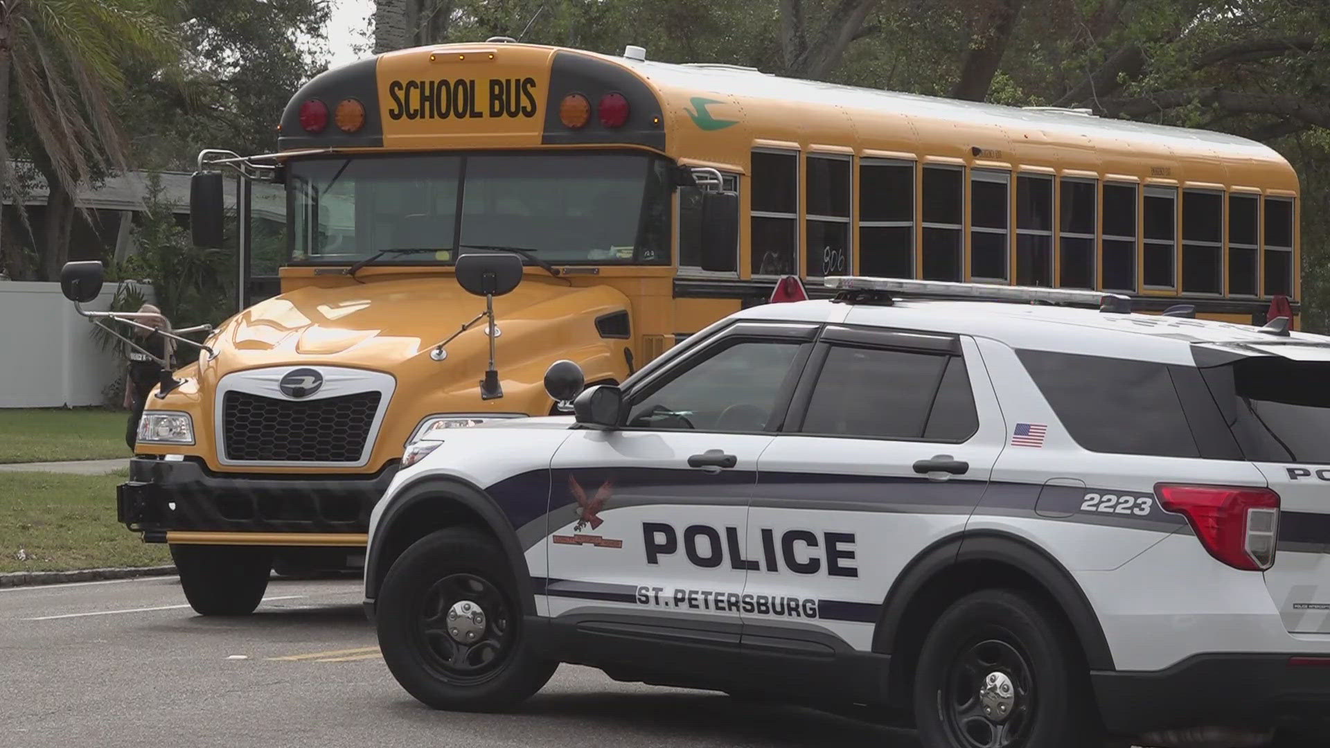 The girl was reportedly the only one on the bus who had a gun, according to St. Pete police.