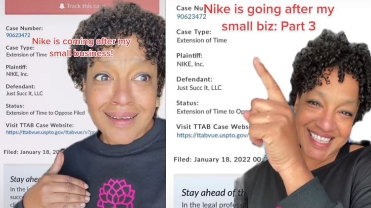 Nike sends cease-and-desist to small business owner who named her shop 'Just Succ It'