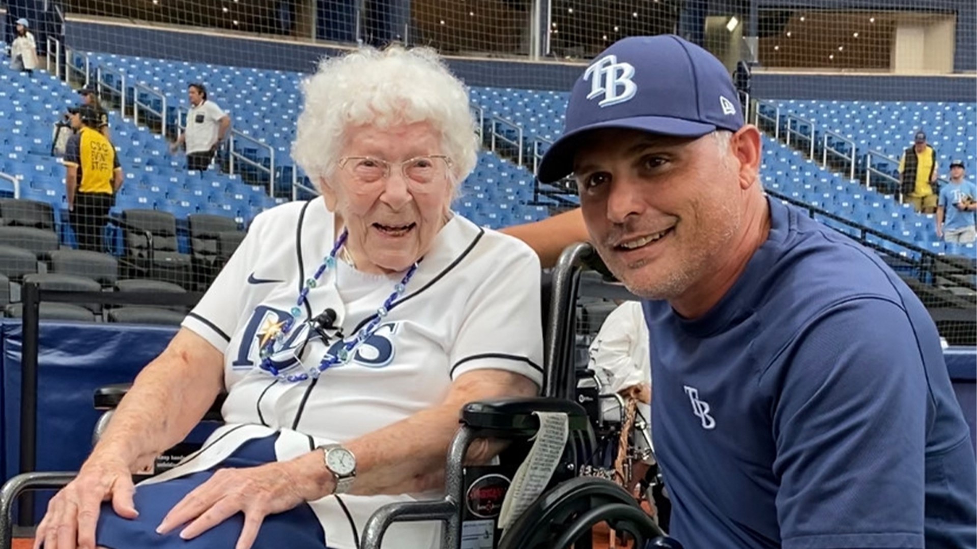 At 106 years young, Agnes Ingles may be the longest-living Rays fan, and she just had the time of her life watching a winner at Tropicana Field.
