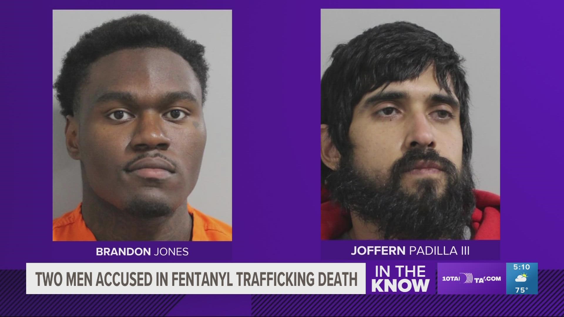 Brandon Jones, 23, and Joffern Padilla III, 32, were taken into custody Tuesday following an investigation that began back in early November.