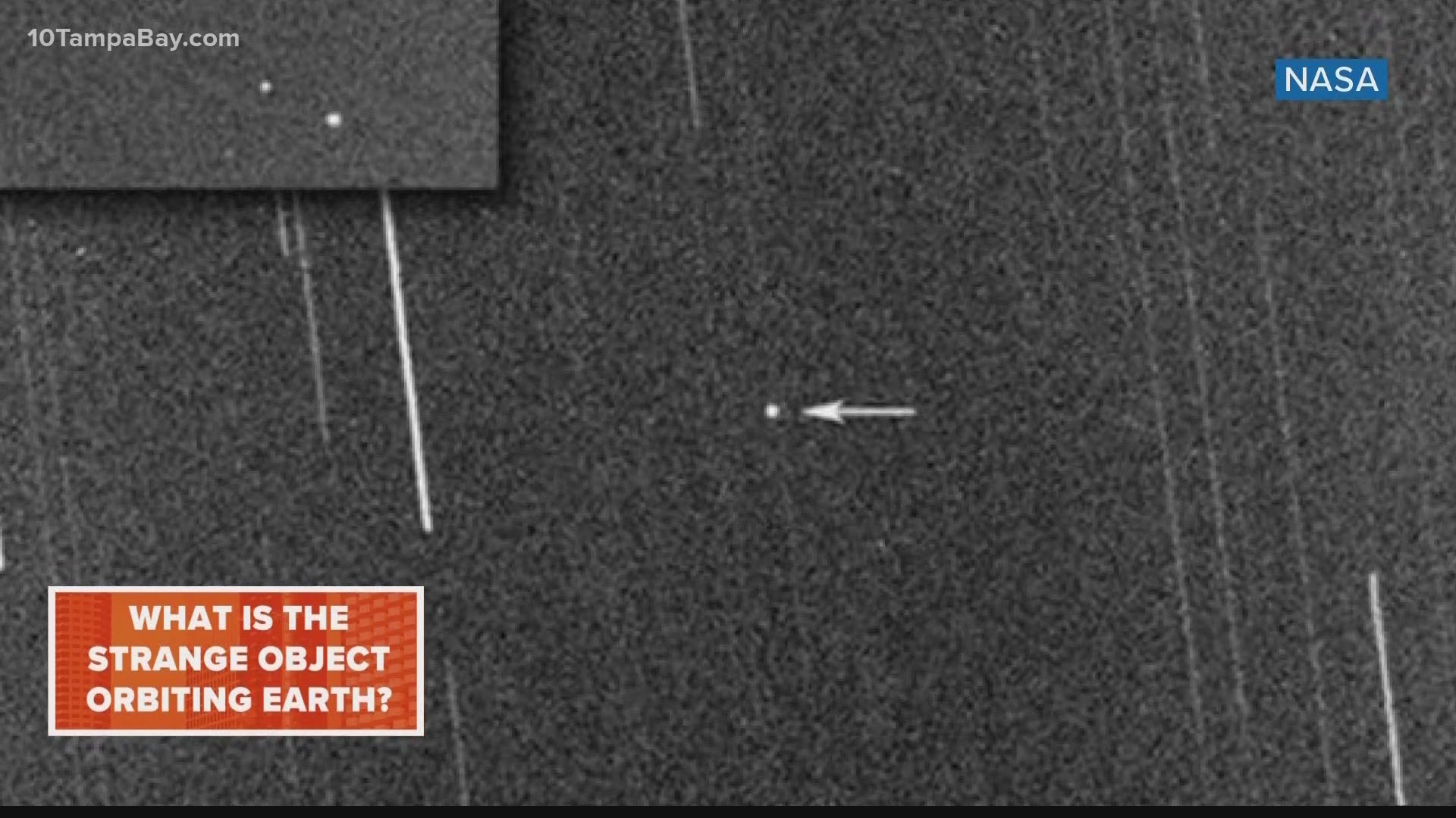 The unknown object was discovered in September. NASA says it could be a piece of the Surveyor 2 mission's rocket.