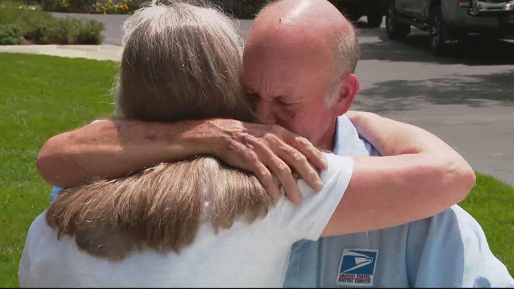 After 40 years of delivering smiles and mail, a beloved USPS carrier completes final route