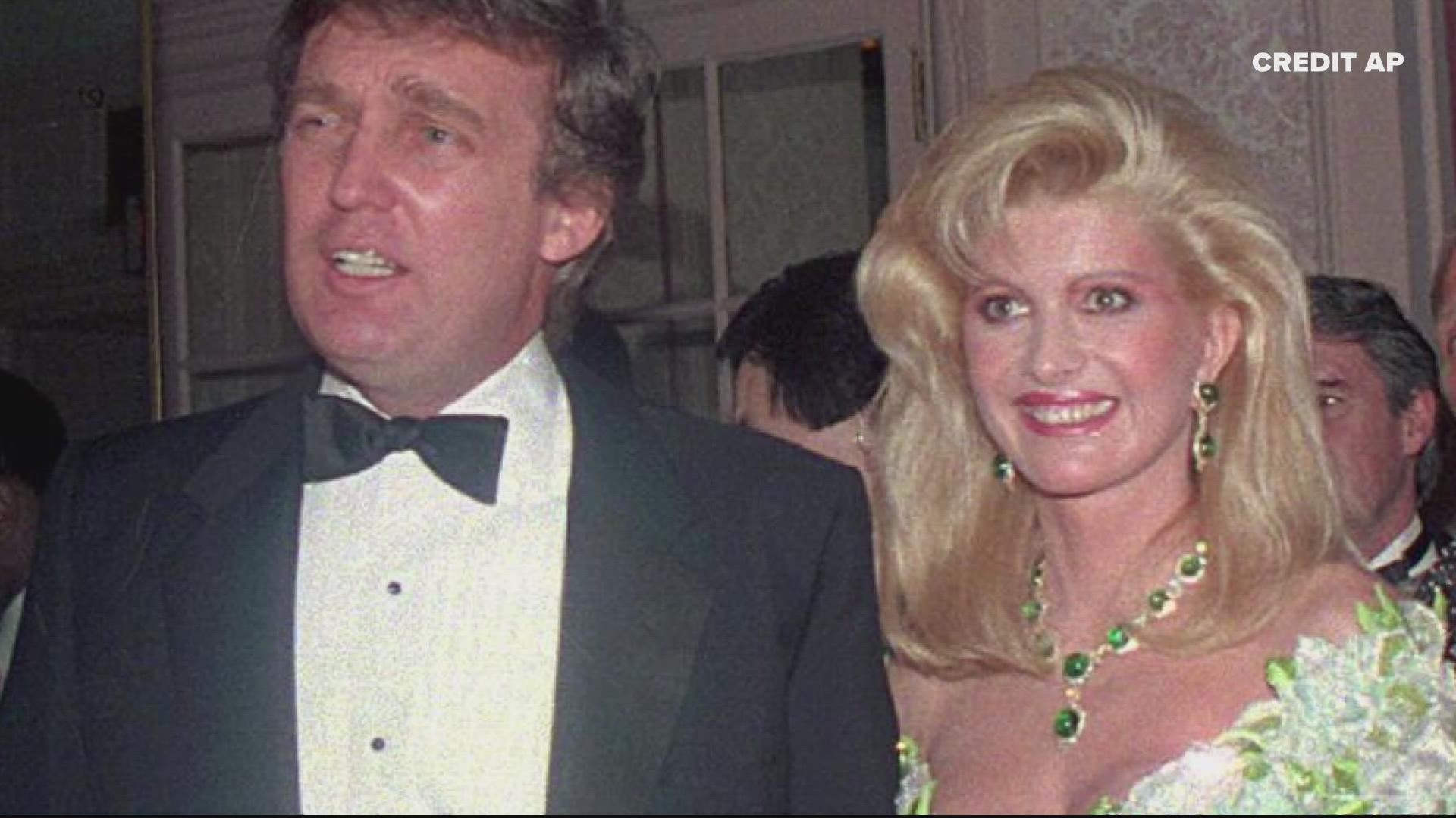 The Trump family says the former president's first wife, Ivana Trump, has died in New York City.