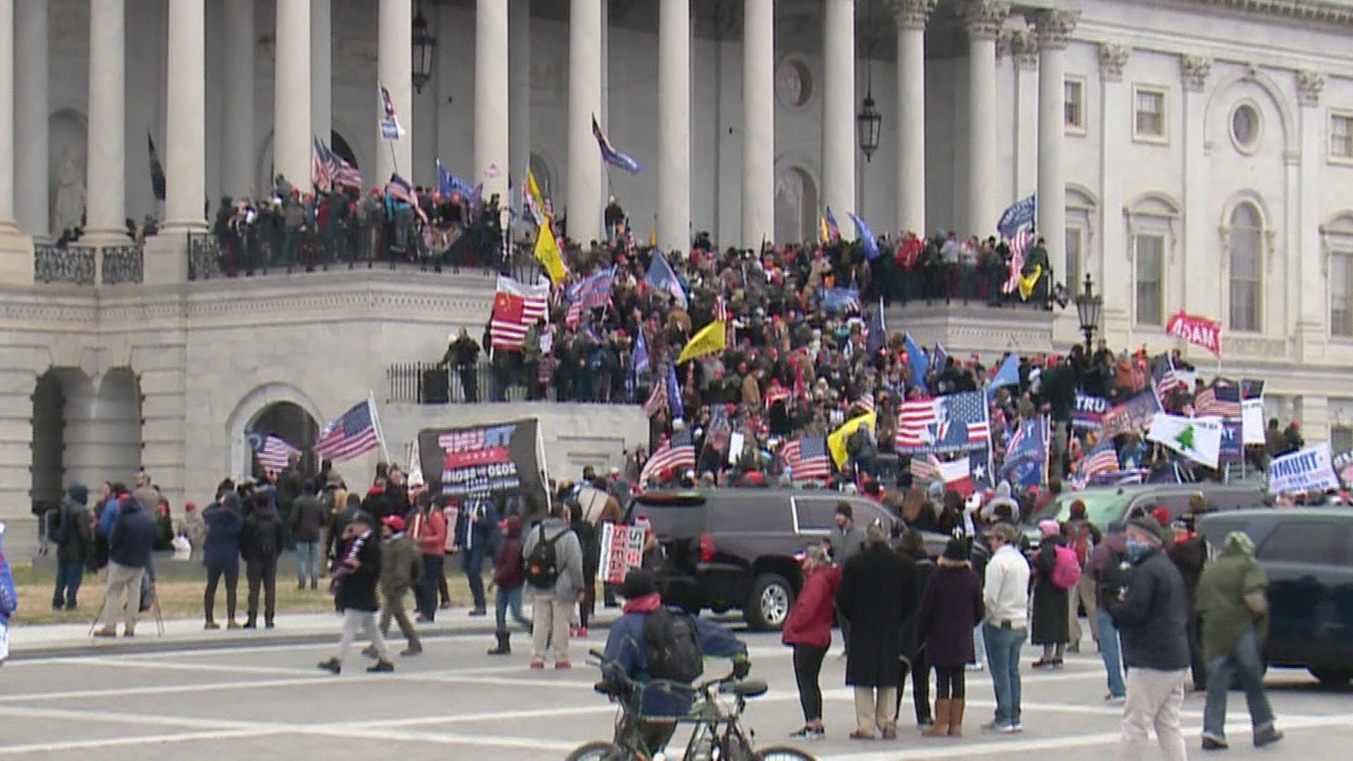 It took about 10 minutes from when the mob breached police gates at the Capitol for rioters to forcefully enter the building. 34 minutes later, a woman was shot.