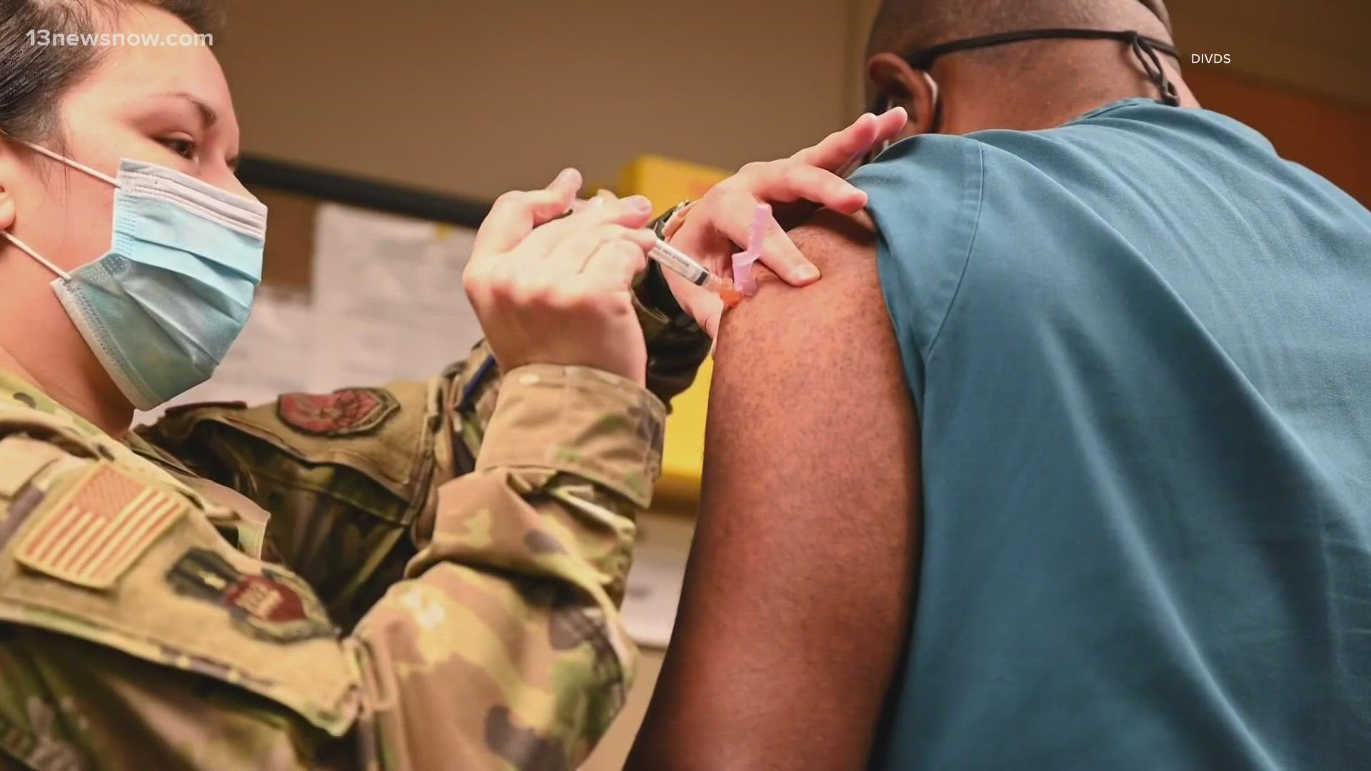13News Now's Mike Gooding looks at the latest information available on vaccine requirements for military members.