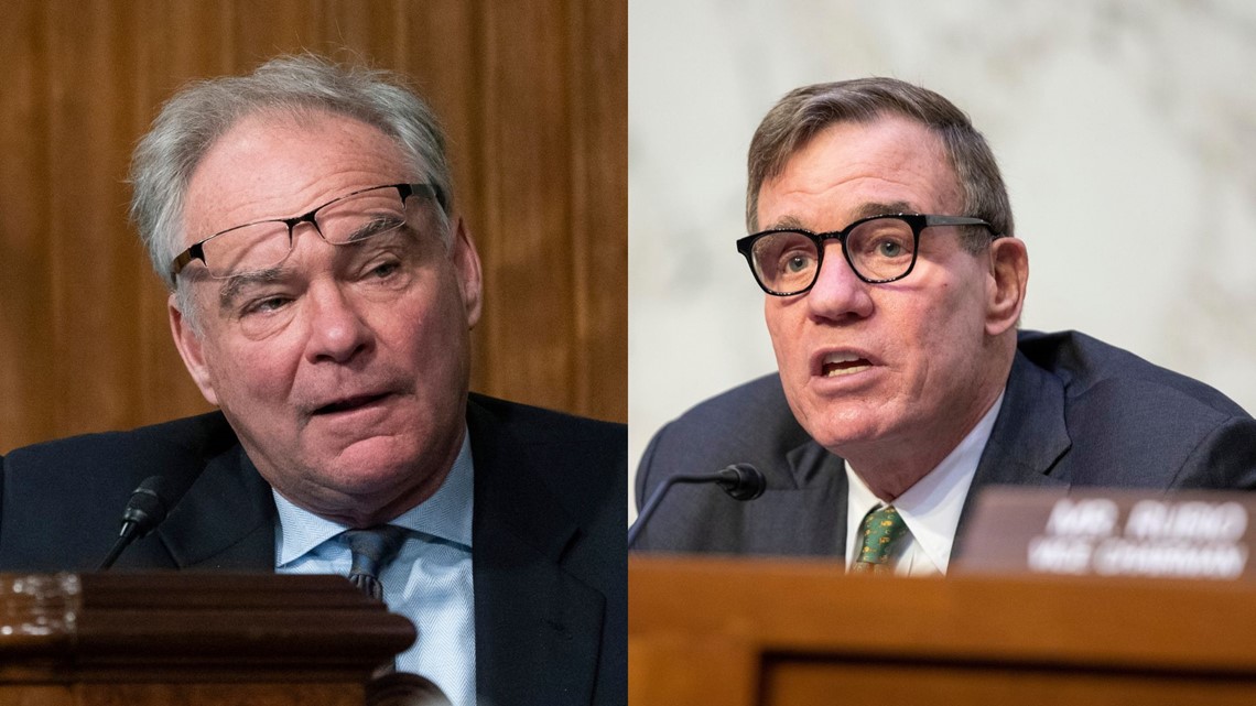 Mark Warner, Tim Kaine weigh in on 'Barbenheimer' debate | 13wmaz.com