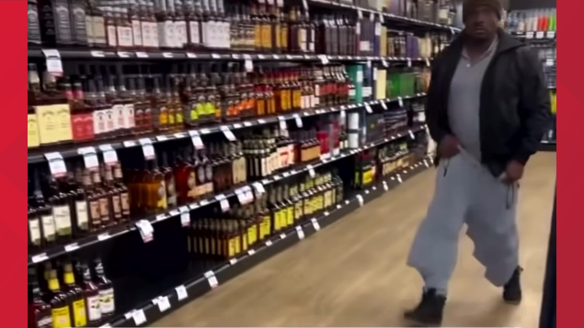 Cell phone video captures a brazen theft of liquor at a Virginia ABC Store in Portsmouth.