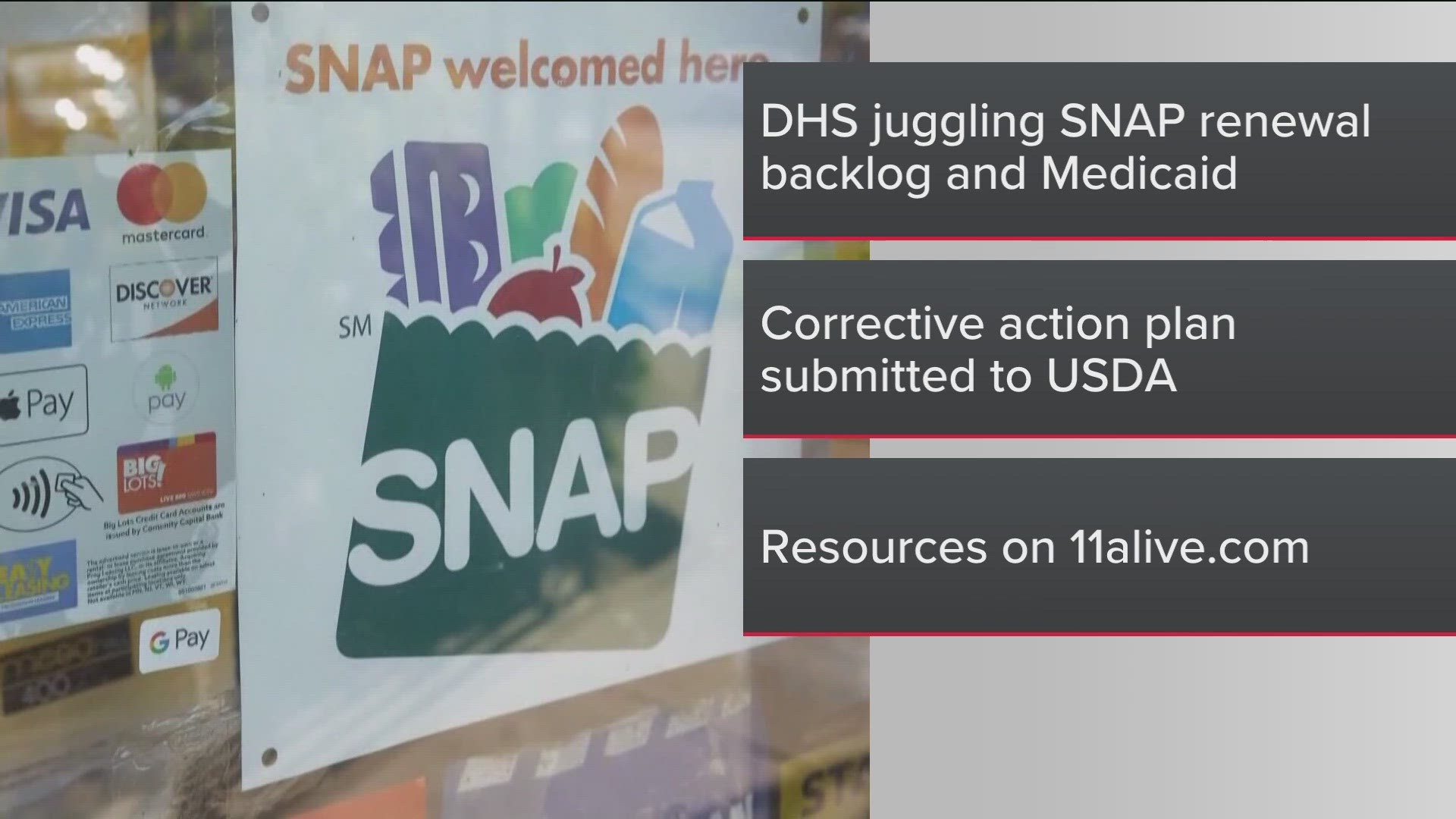 An improvement plan submitted by the state to the USDA reveals issues with staffing led to delays in processing SNAP applications on time.