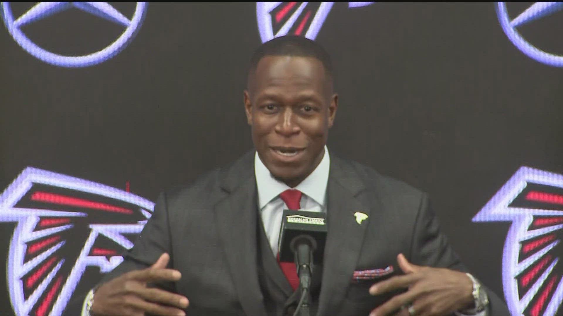 Raheem Morris Atlanta Falcons Head Coach Introduction