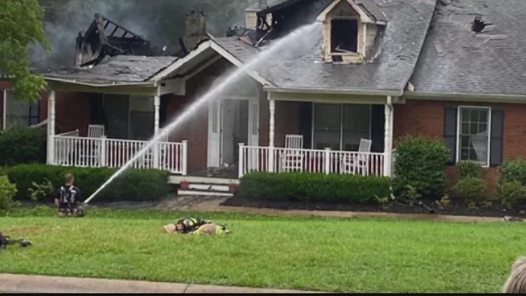 Georgia man loses childhood home after lightning strikes, sparks fire