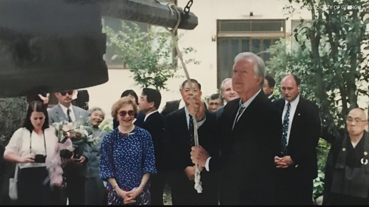 'Peace Bell' to ring for former President Jimmy Carter's 98th birthday