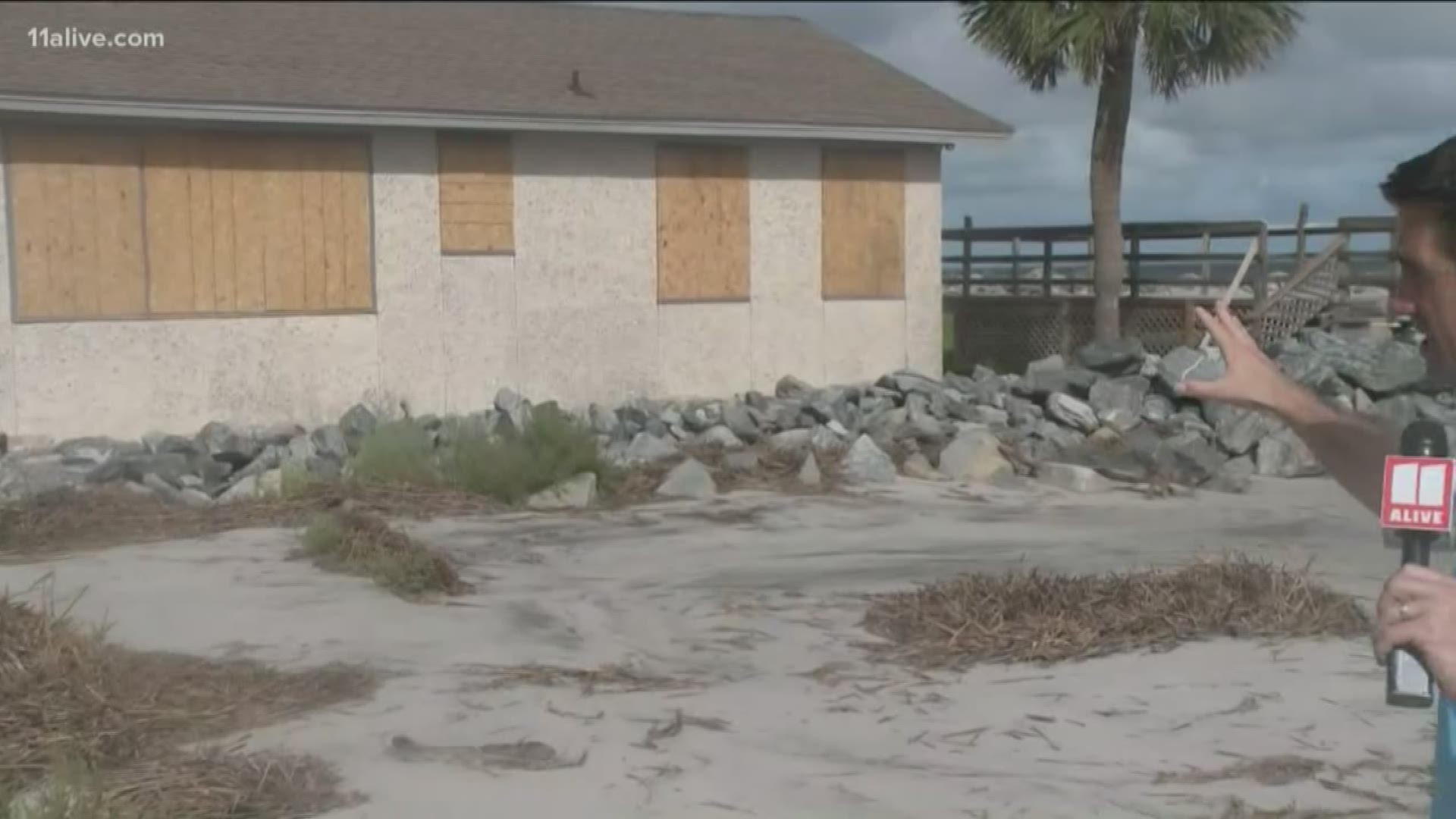 Gov. Brian Kemp has called for a mandatory evacuation for part of the coast.