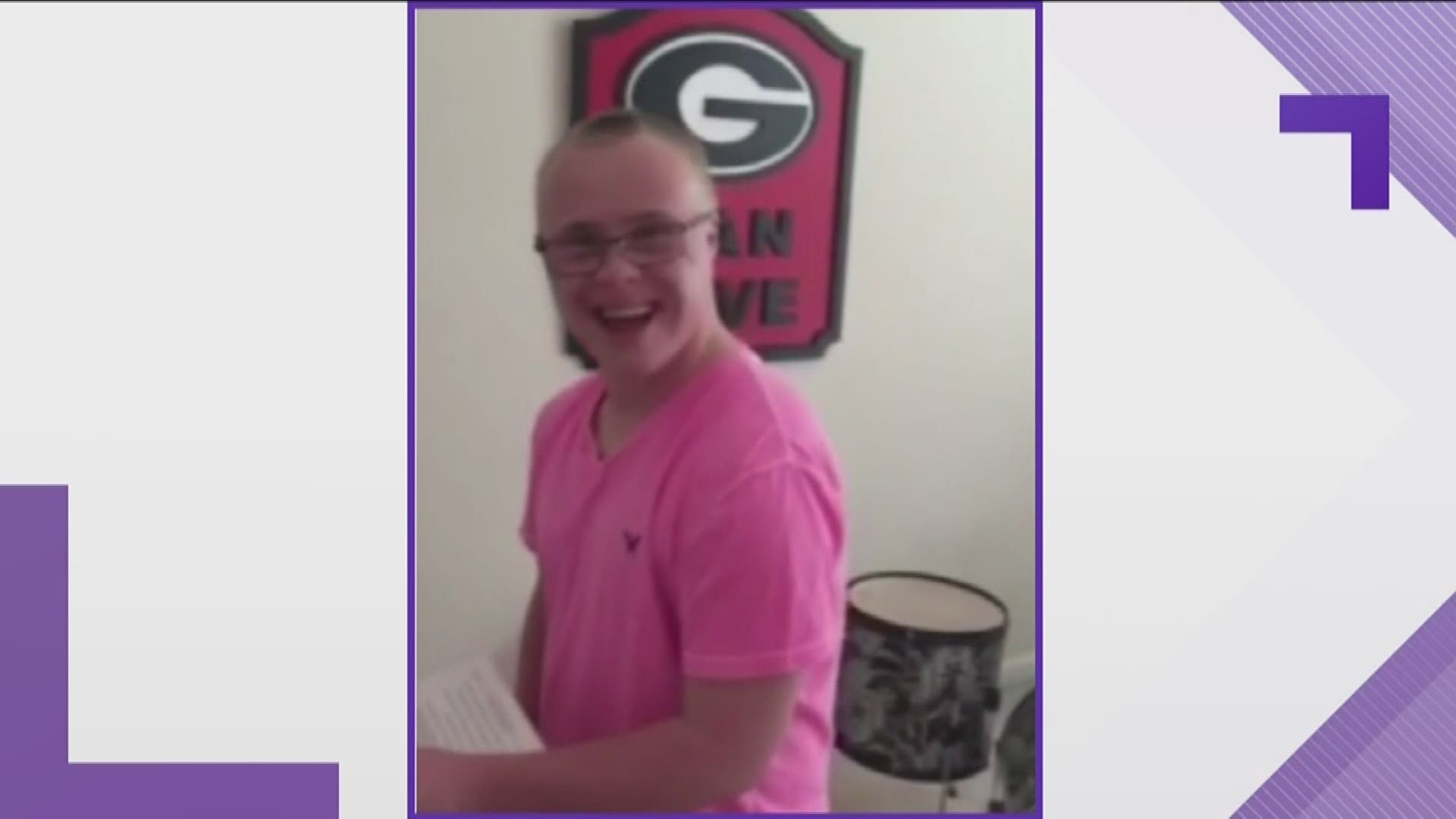 Jordan's acceptance into the school's first-ever class for people with intellectual disabilities went viral.