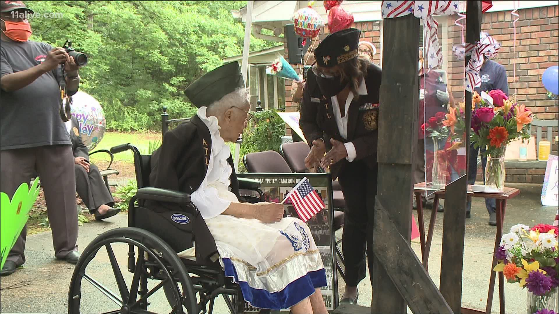 A lawn party was held to celebrate the occasion.