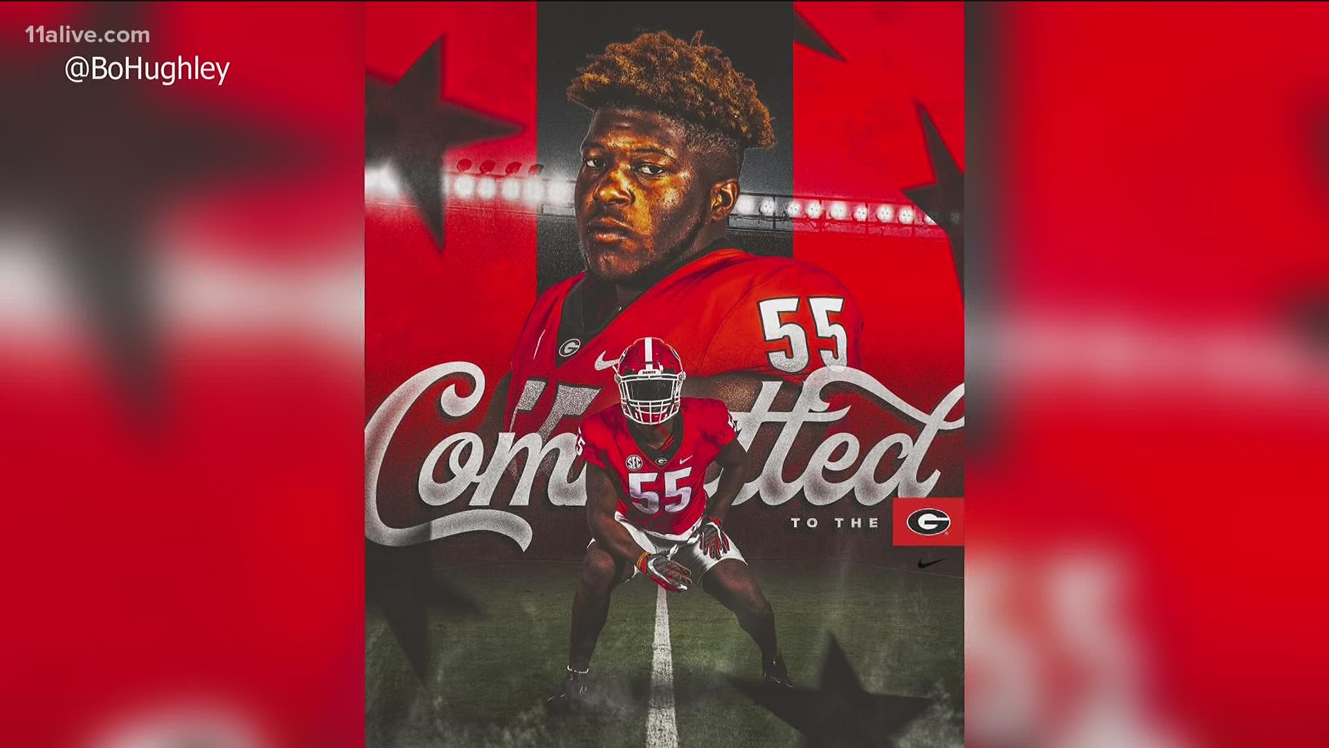 Johnathan “Bo” Hughley, one of the top recruits in the Class of 2023, has made his choice. He will play college football for the University of Georgia.