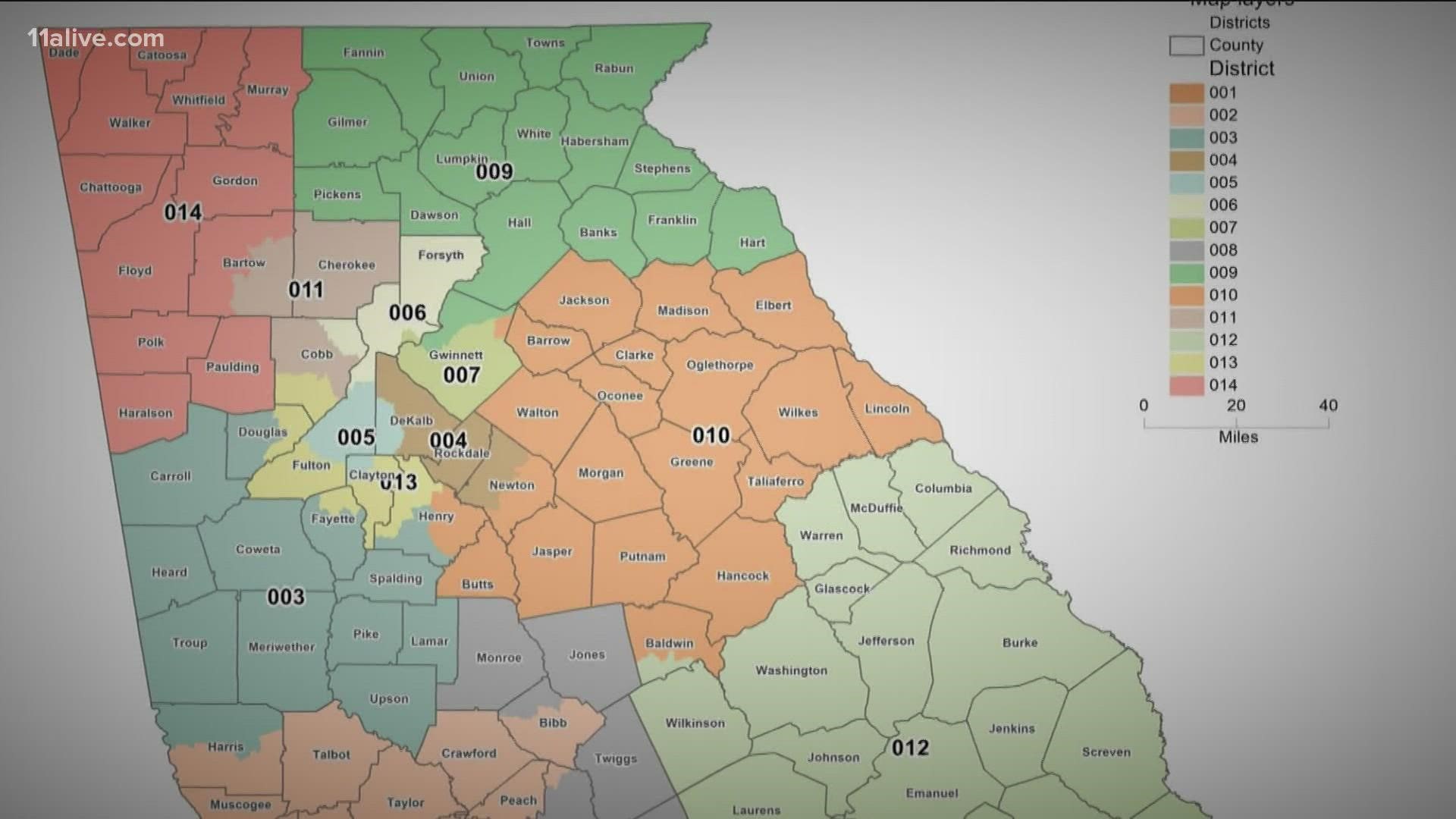 Gov. Kemp signed off on the new maps in December and at least three other lawsuits have been filed to change them.