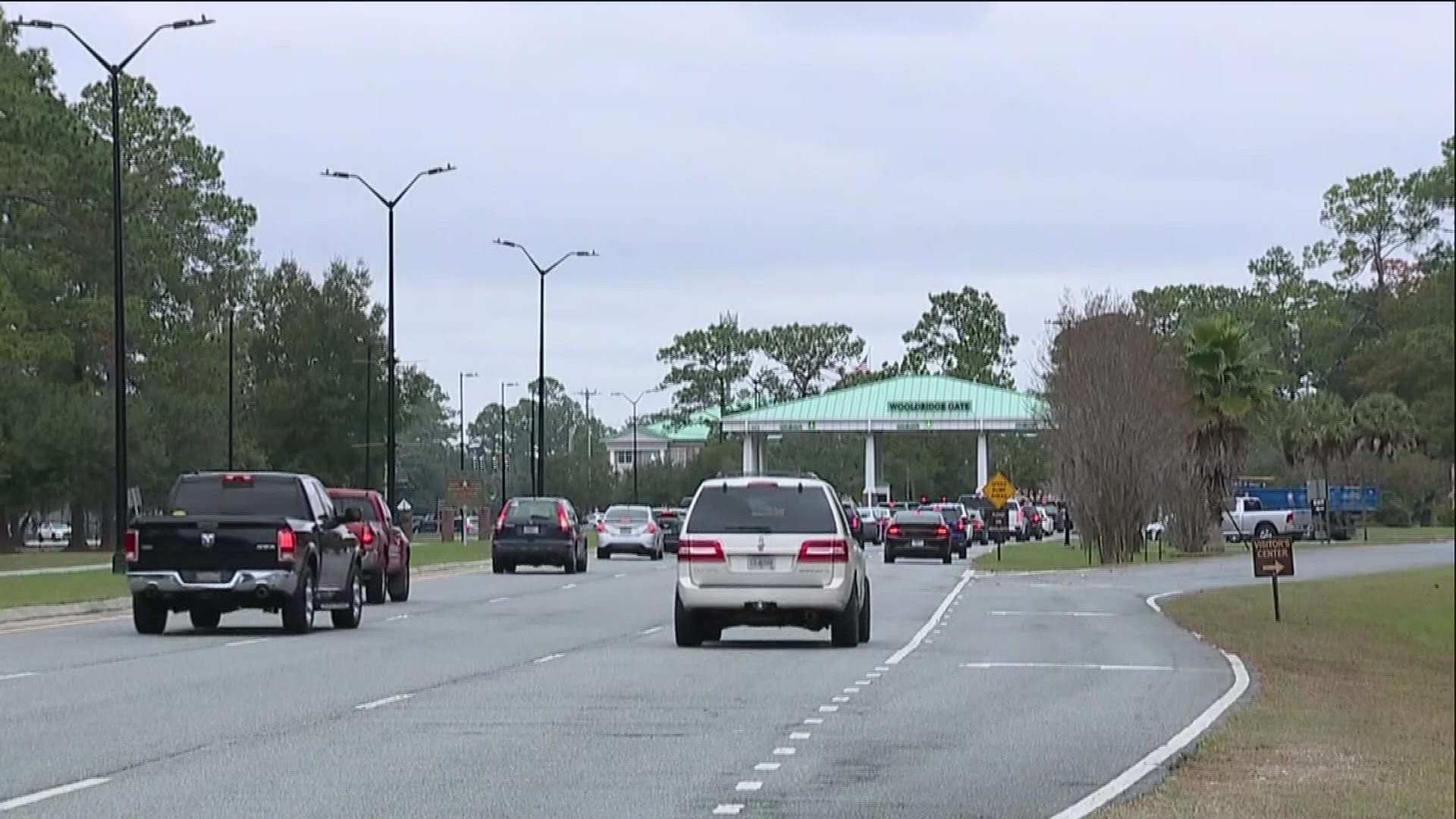 The incident happened early Monday at Fort Stewart.