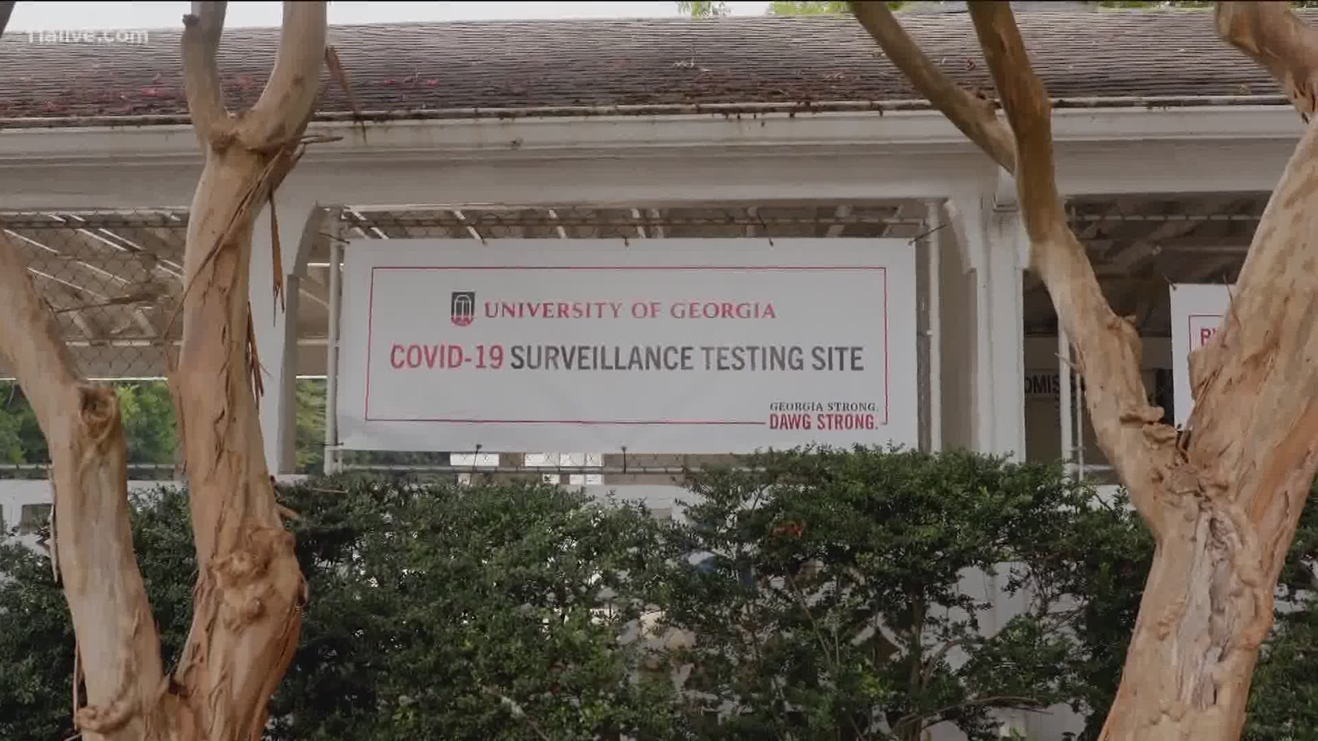 Even with some students testing positive for COVID-19, many families feel it's still better for their children to remain on campus rather than learning remotely.