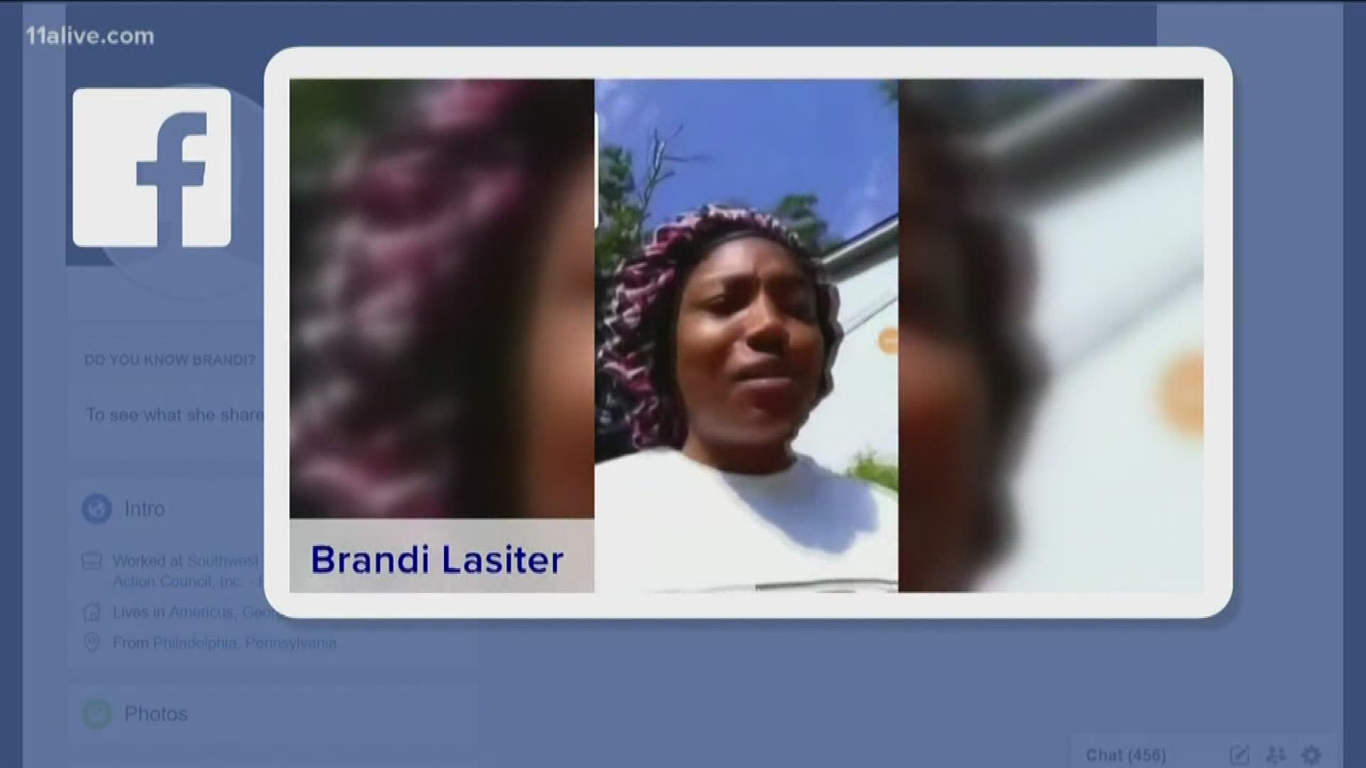 Brandi Yakeima Lasiter is being investigated by police over the incident.