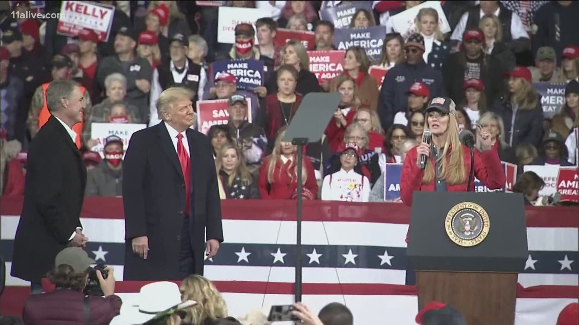 Trump rally in Georgia | Senate race David Perdue, Kelly Loeffler | 13wmaz.com