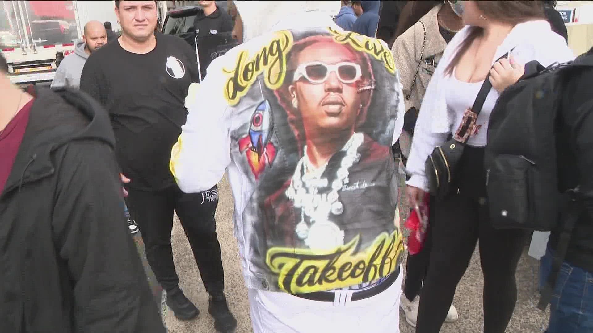 Thousands from around Atlanta, the country and even the world gathered at State Farm Arena to remember the Migos rapper TakeOff.