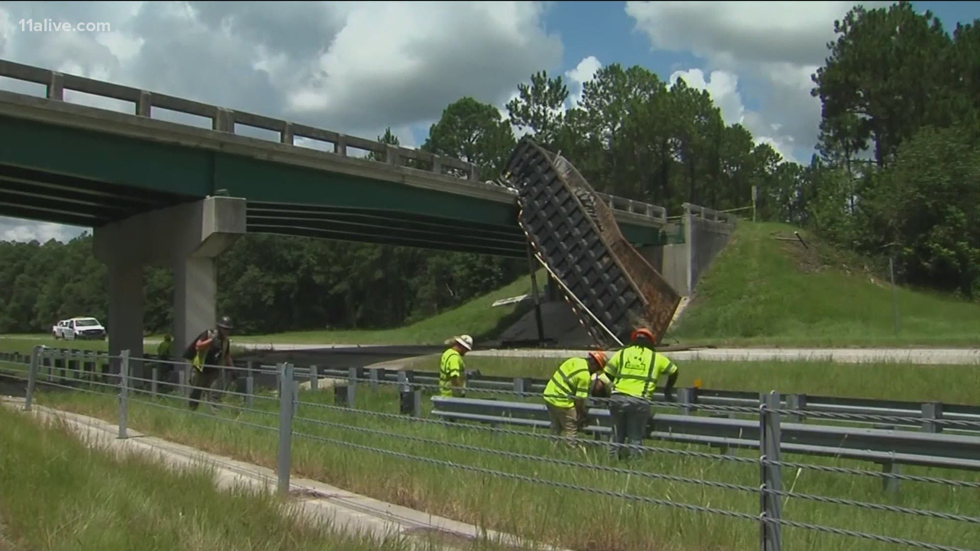 GDOT Commissioner Russell McMurry said depending on how the demolition goes, I-16 is expected to fully re-open by mid to late next week.