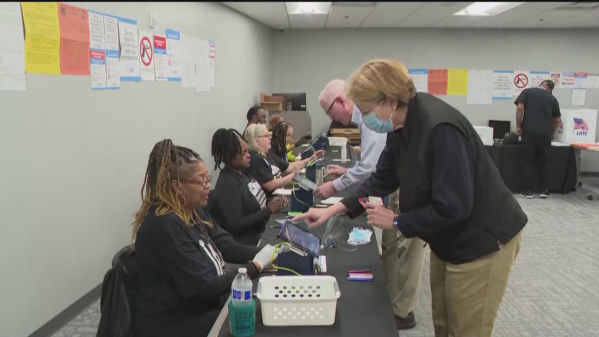 11Alive is verifying whether wearing something that supports a favorite candidate could get a person in trouble.