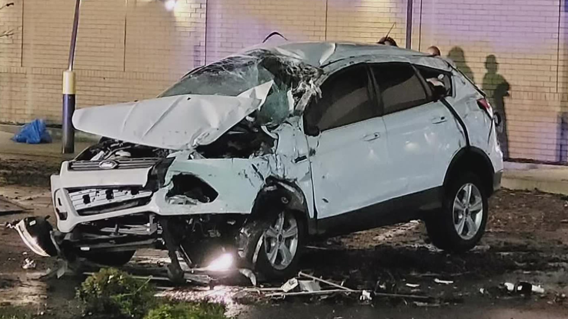 Alicia Jacques was stuck between cars in line as the funnel cloud came straight for her.