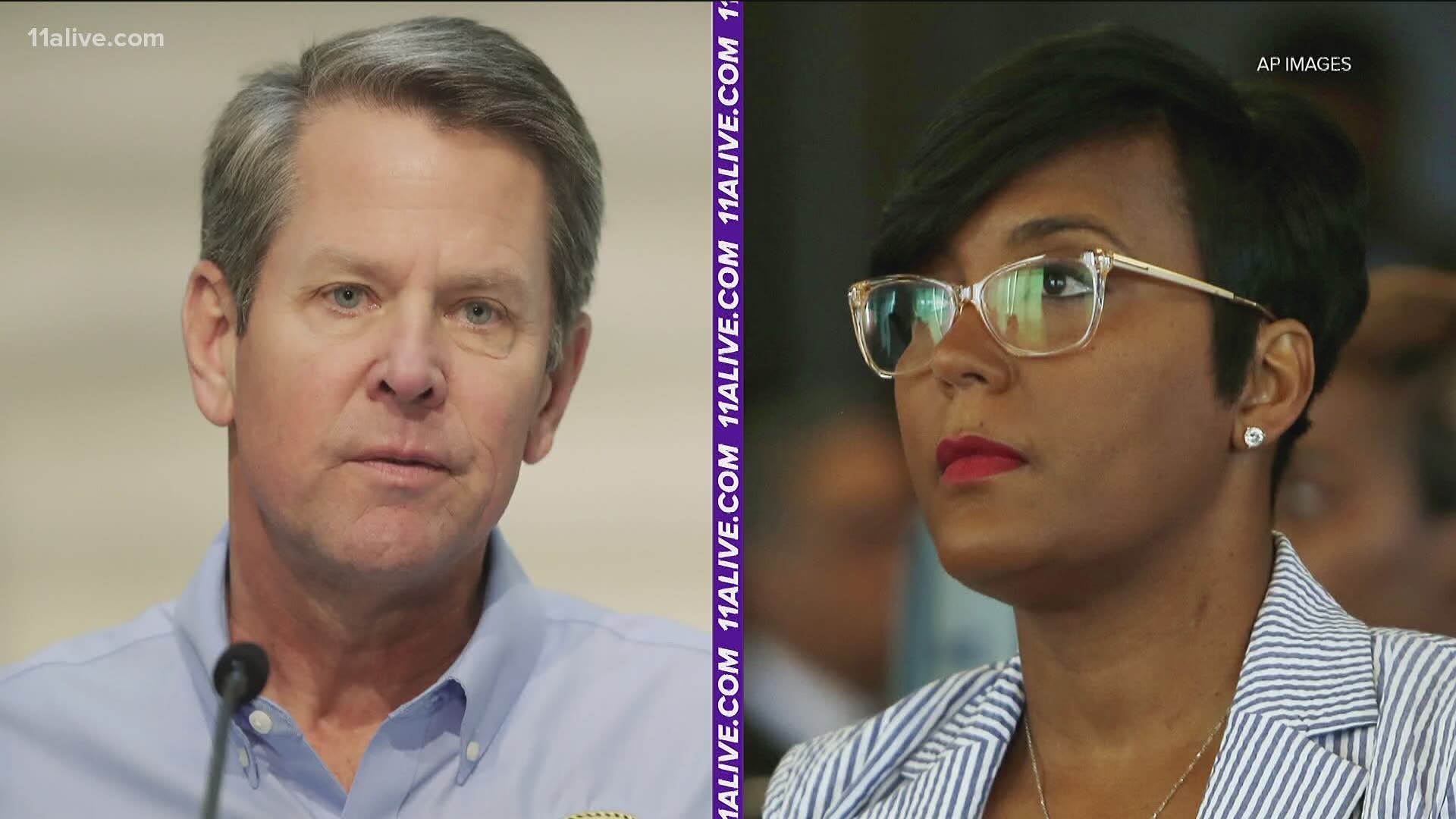 Bottoms responds, saying it is unfortunate that Kemp "seeks to intentionally mislead the people" of Georgia with an inaccurate statement.