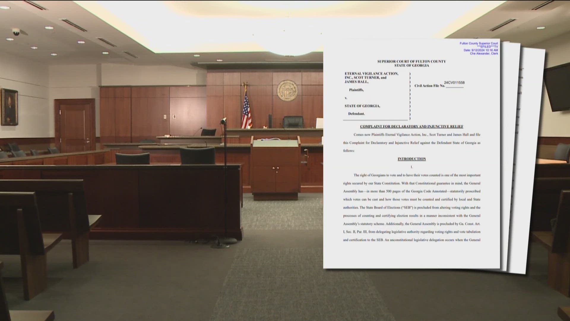 One former state representative who joined the lawsuit believes State Election Board members needs to let lawmakers adjust election procedures.