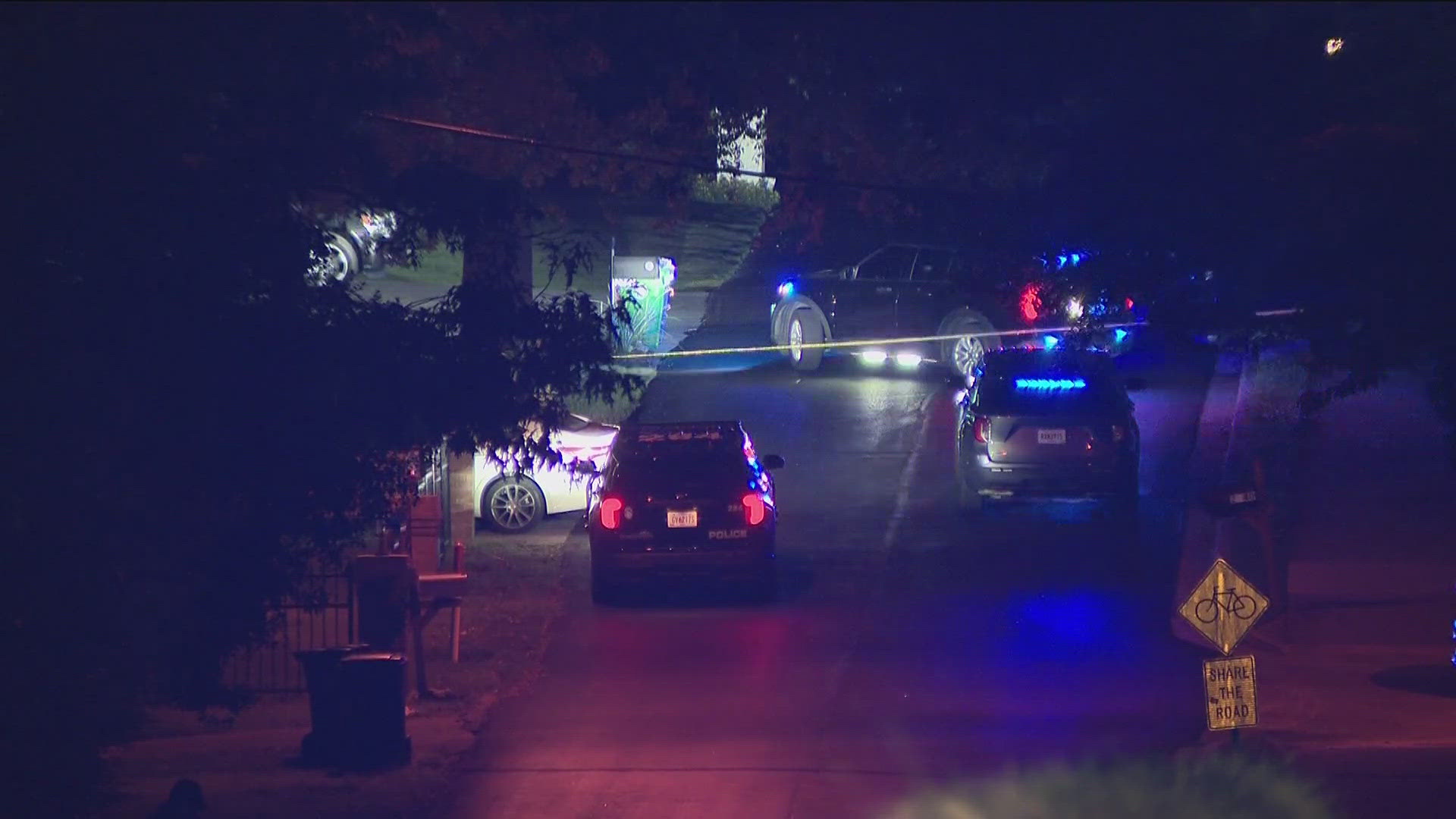 A Brookhaven officer shot an armed suspect late Thursday night, the police department said, after officers responded to a burglary call.