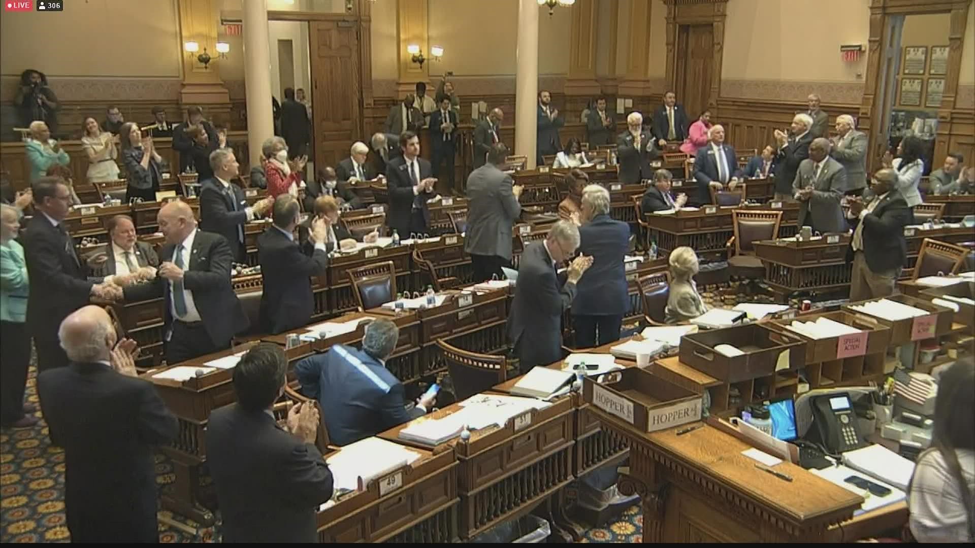A big development at the State Capitol, one that led to standing ovations in both the House and the Senate.