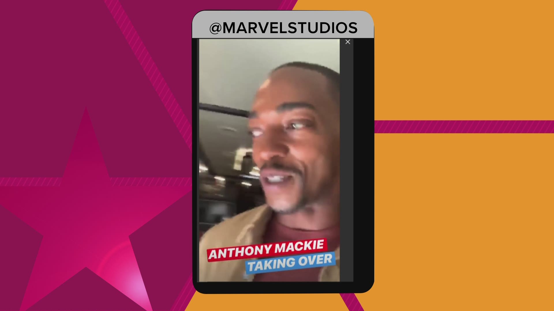 Actors Sebastian Stan and Anthony Mackie, who star as Bucky Barnes/Winter Soldier and Sam Wilson/Falcon took over Marvel's Instagram account.