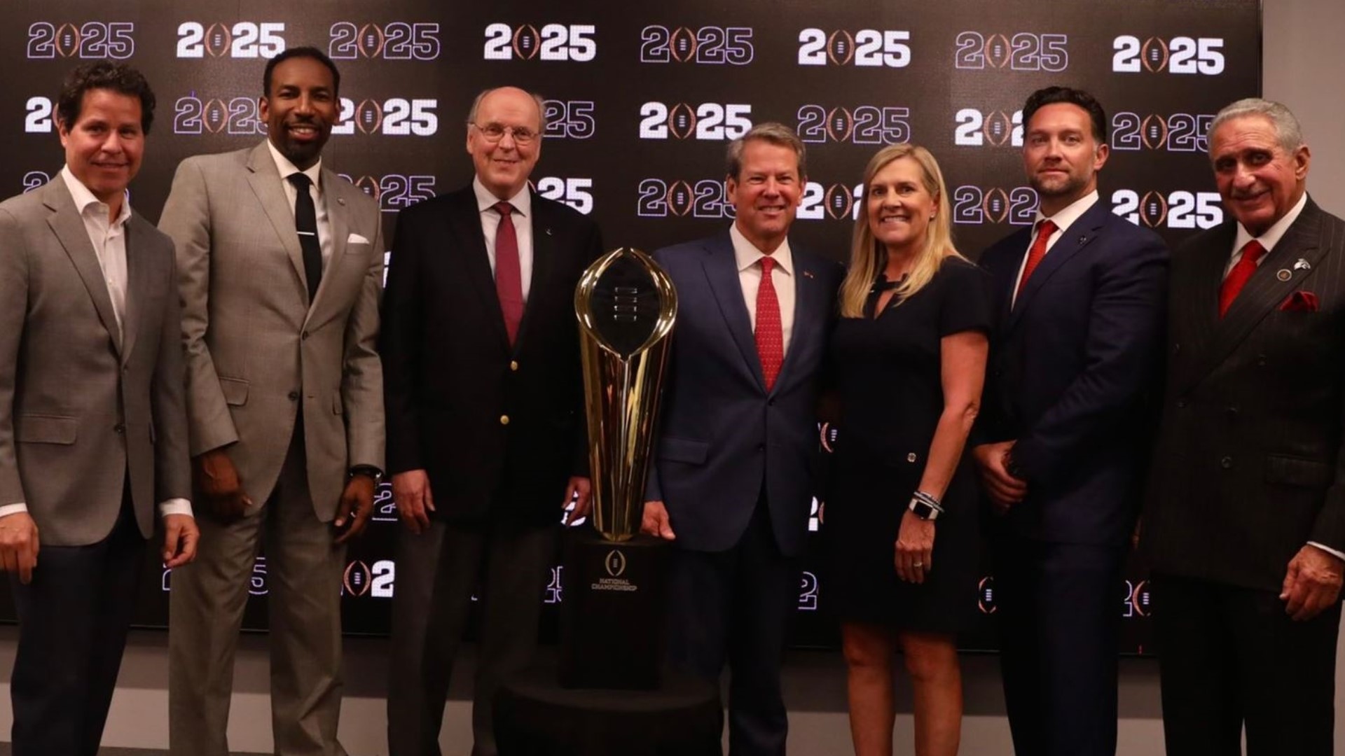 The Atlanta Sports Council, along with Gov. Brian Kemp and Mayor Andre Dickens, made the official announcement during an event at the stadium Tuesday afternoon.