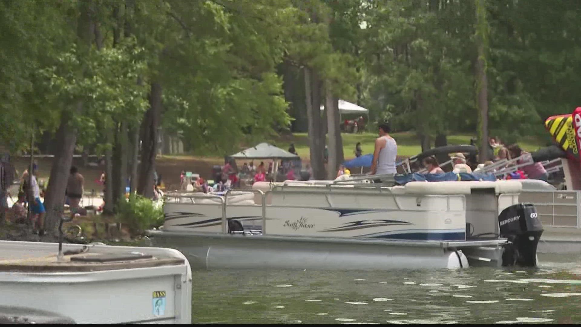 Three people drowned in Lake Lanier in the same seven-day period, deputies say.