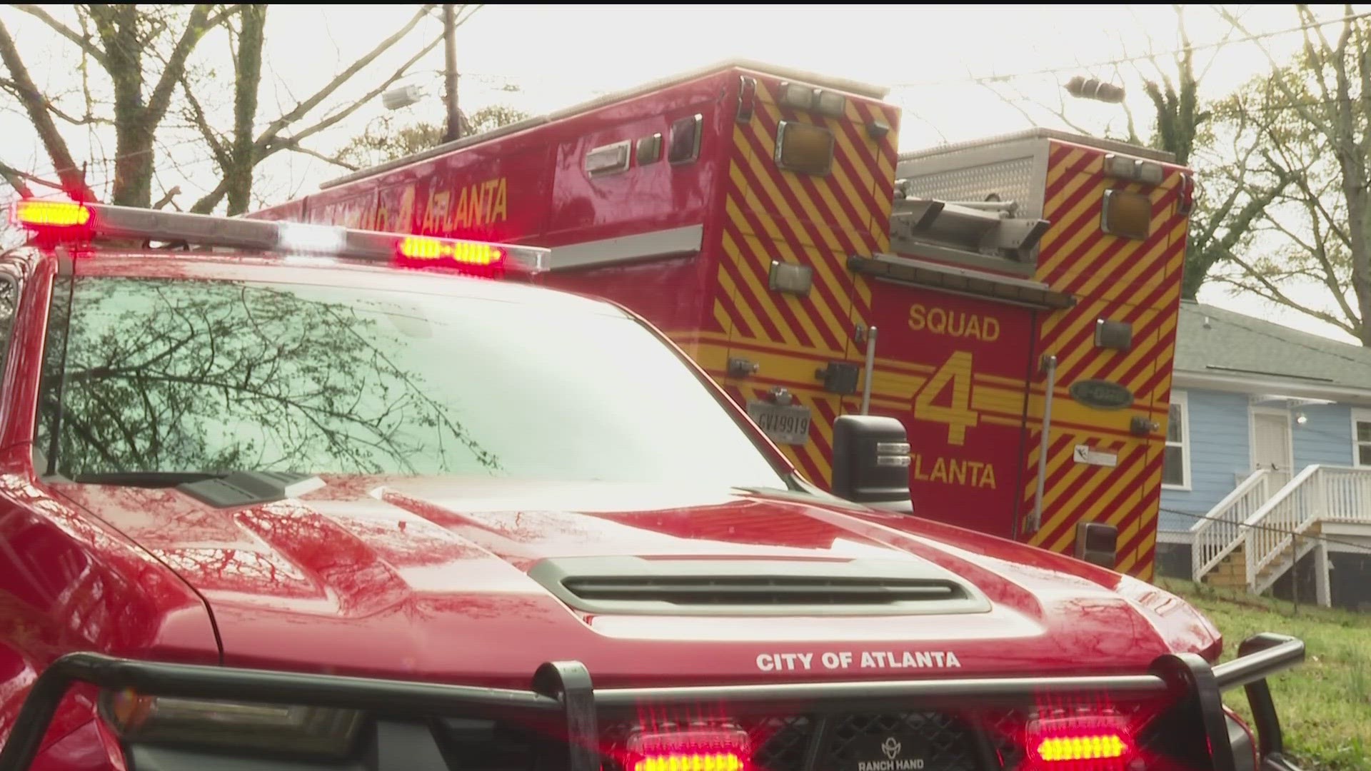 Officials said the crew was returning to their firehouse after investigating a reported fire at a home on Deerwood Drive at 3rd Avenue SW when it happened.