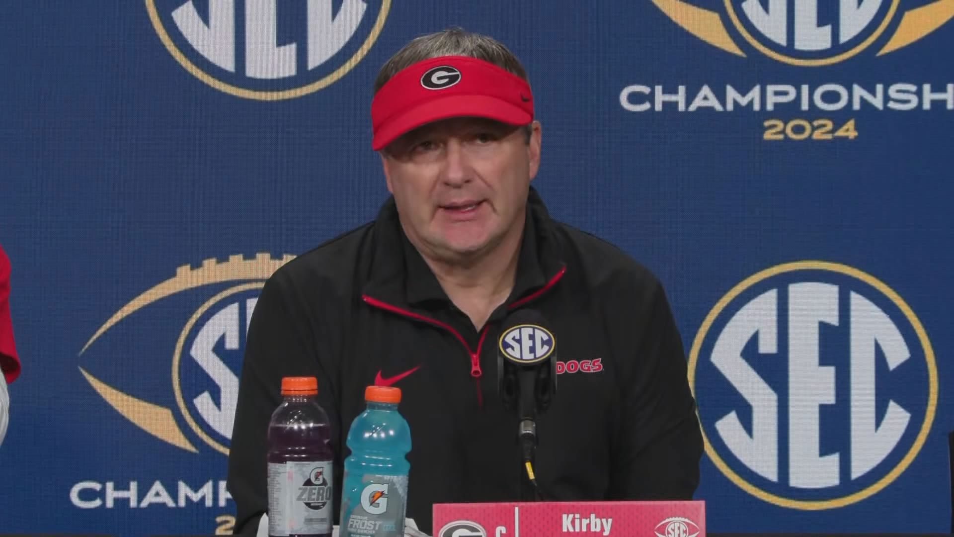 Kirby showed a lot of gratitude to his team, fans and the conference as a whole. Video courtesy of SEC. 