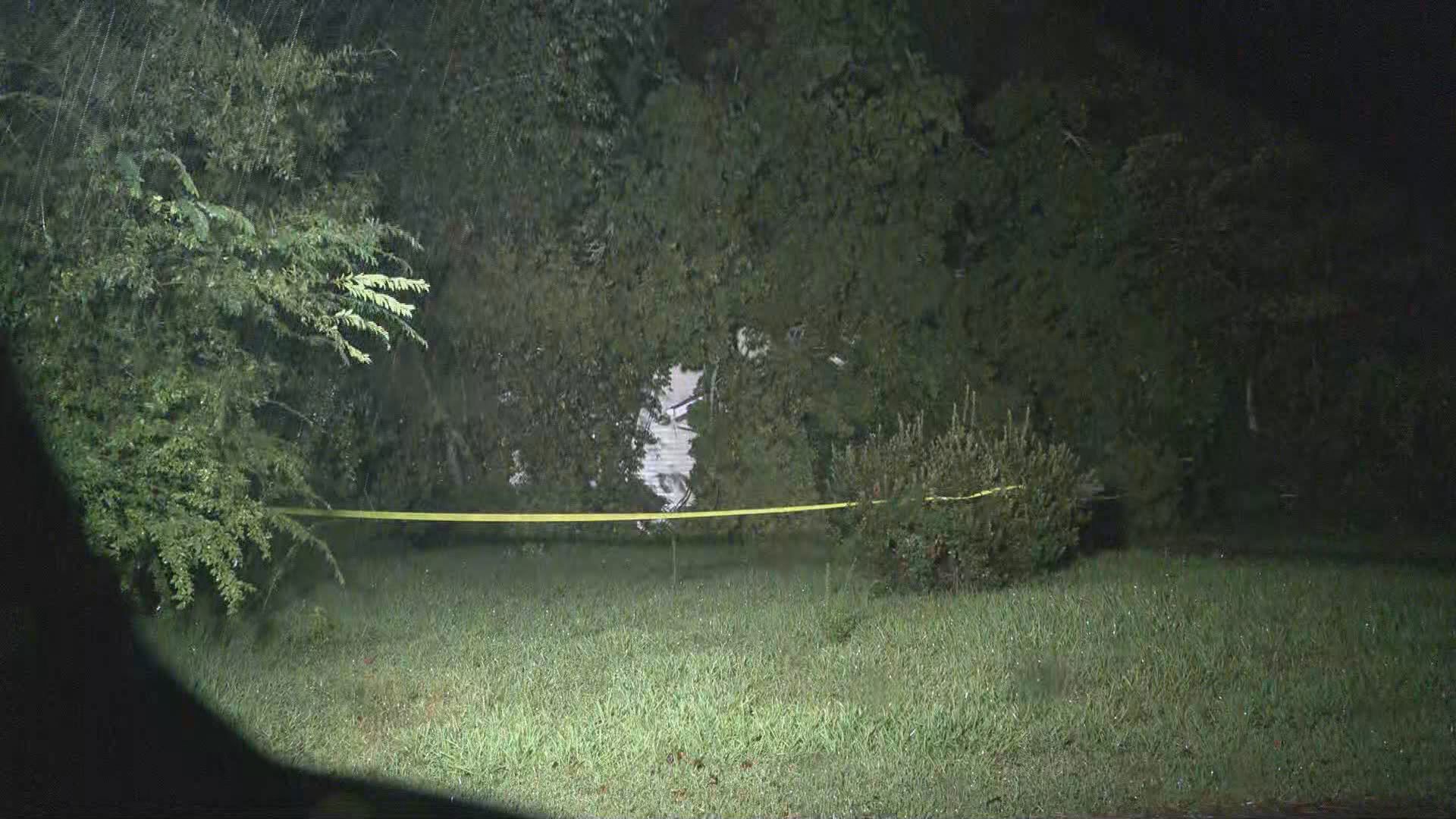 Griffin Police said a tree caved on the house Thursday night. Helene is still brining rain to Georgia.