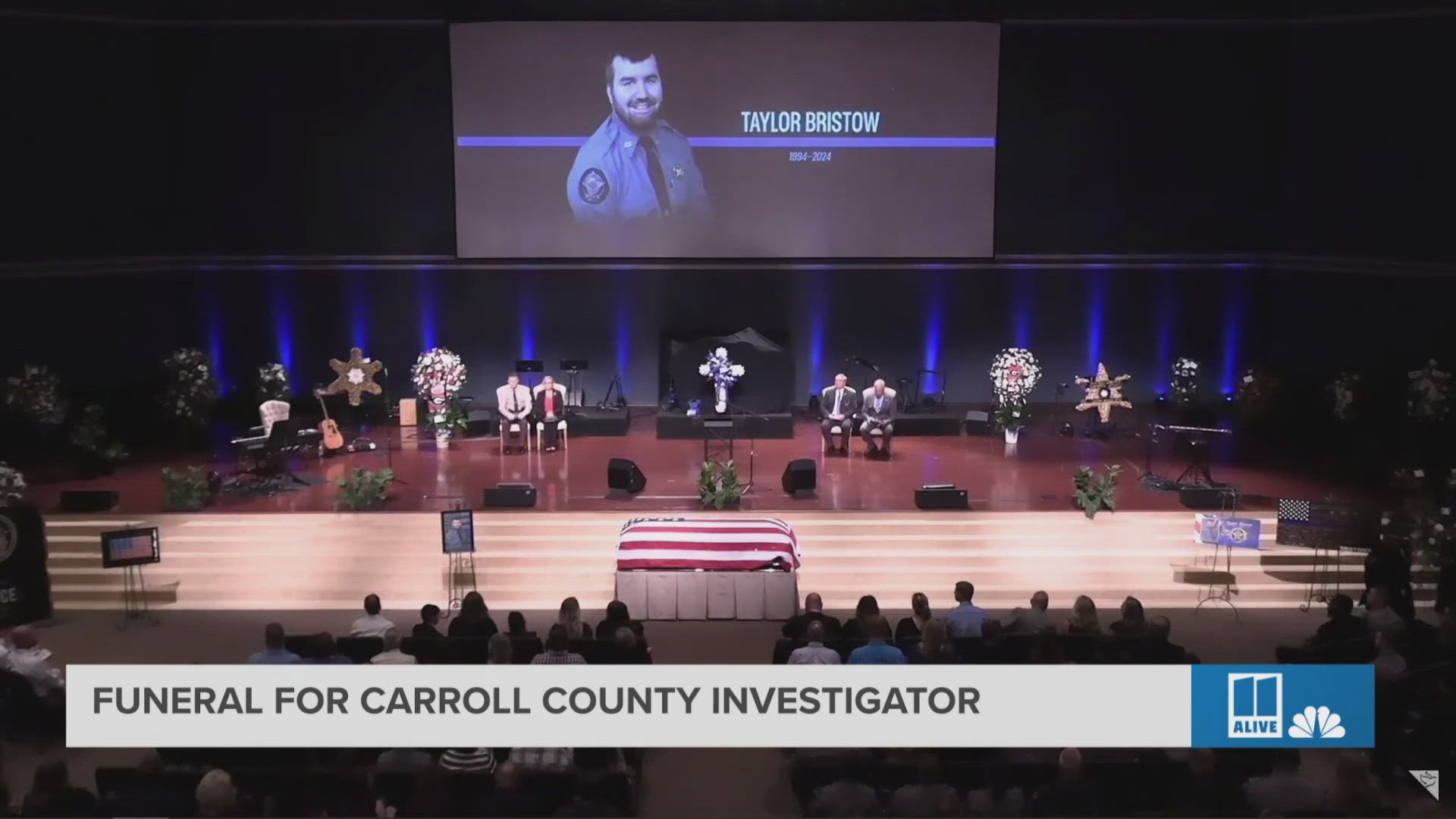 Carroll County Sheriff's Office Investigator Bristow died on Friday, Aug. 23, after being shot in the line of duty a few days earlier while serving a warrant.