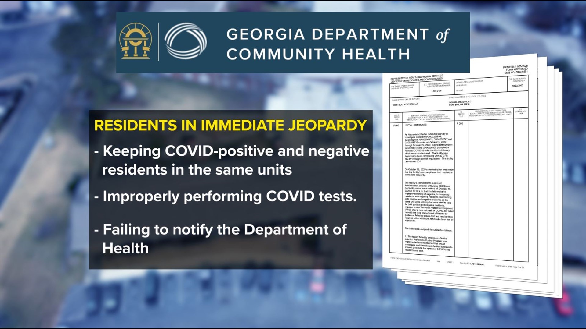 State health inspectors repeatedly warned a metro-Atlanta nursing home it wasn’t doing enough to protect its residents from COVID.